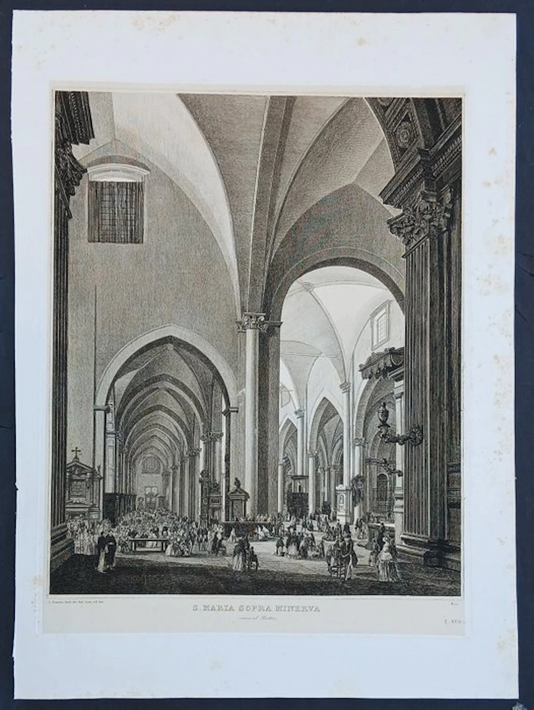 Luigi Rossini - S. Maria sopra Minerva vicino al Pantheon