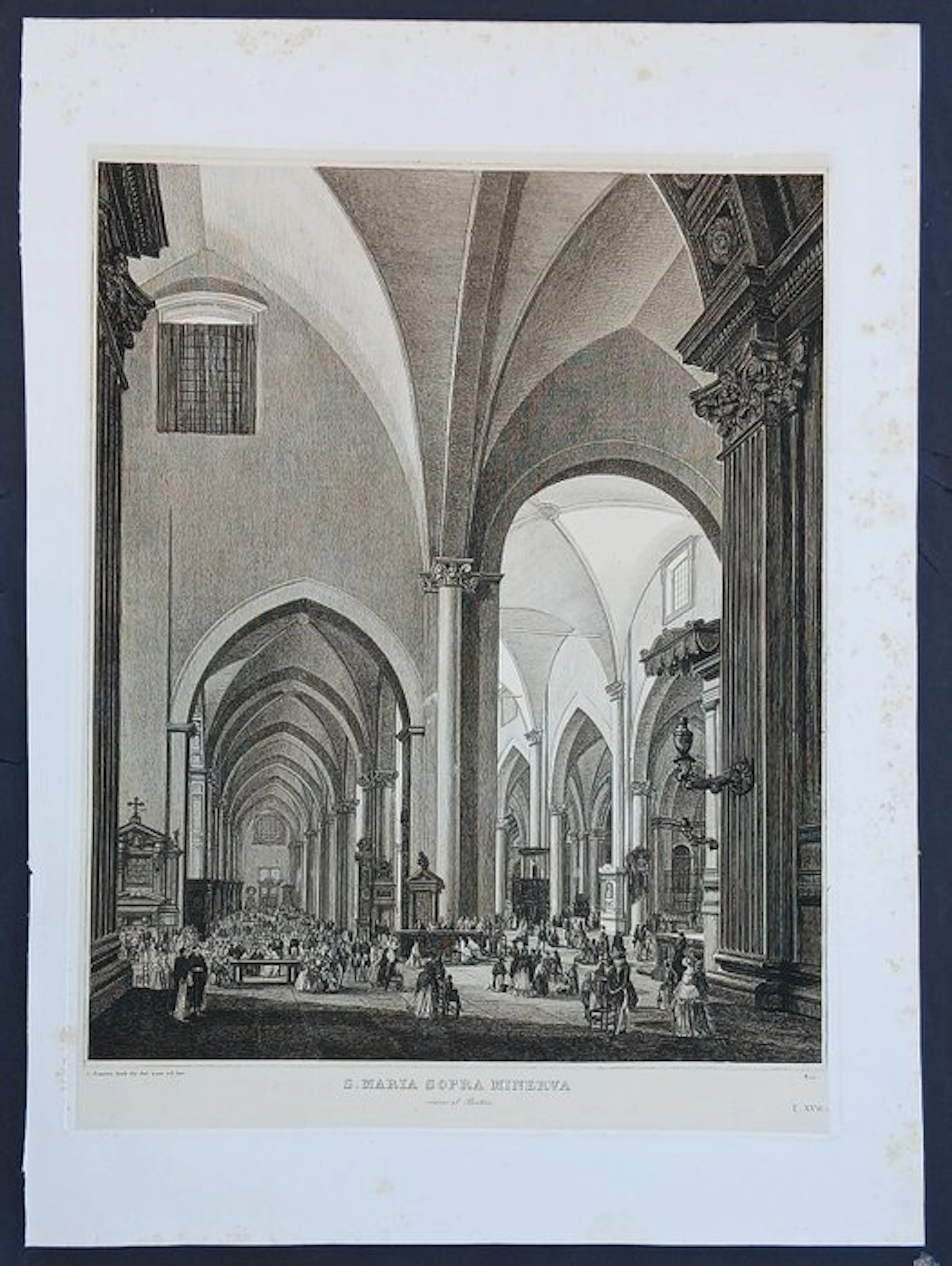 Luigi Rossini - S. Maria sopra Minerva vicino al Pantheon