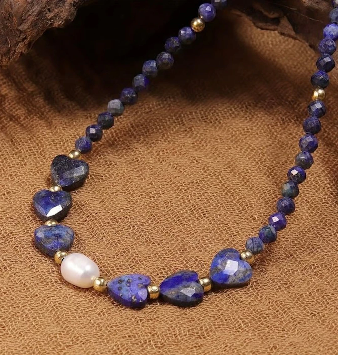 Lapis lazuli - lapis lazuli - Necklace - Lapis Lazuli Necklace