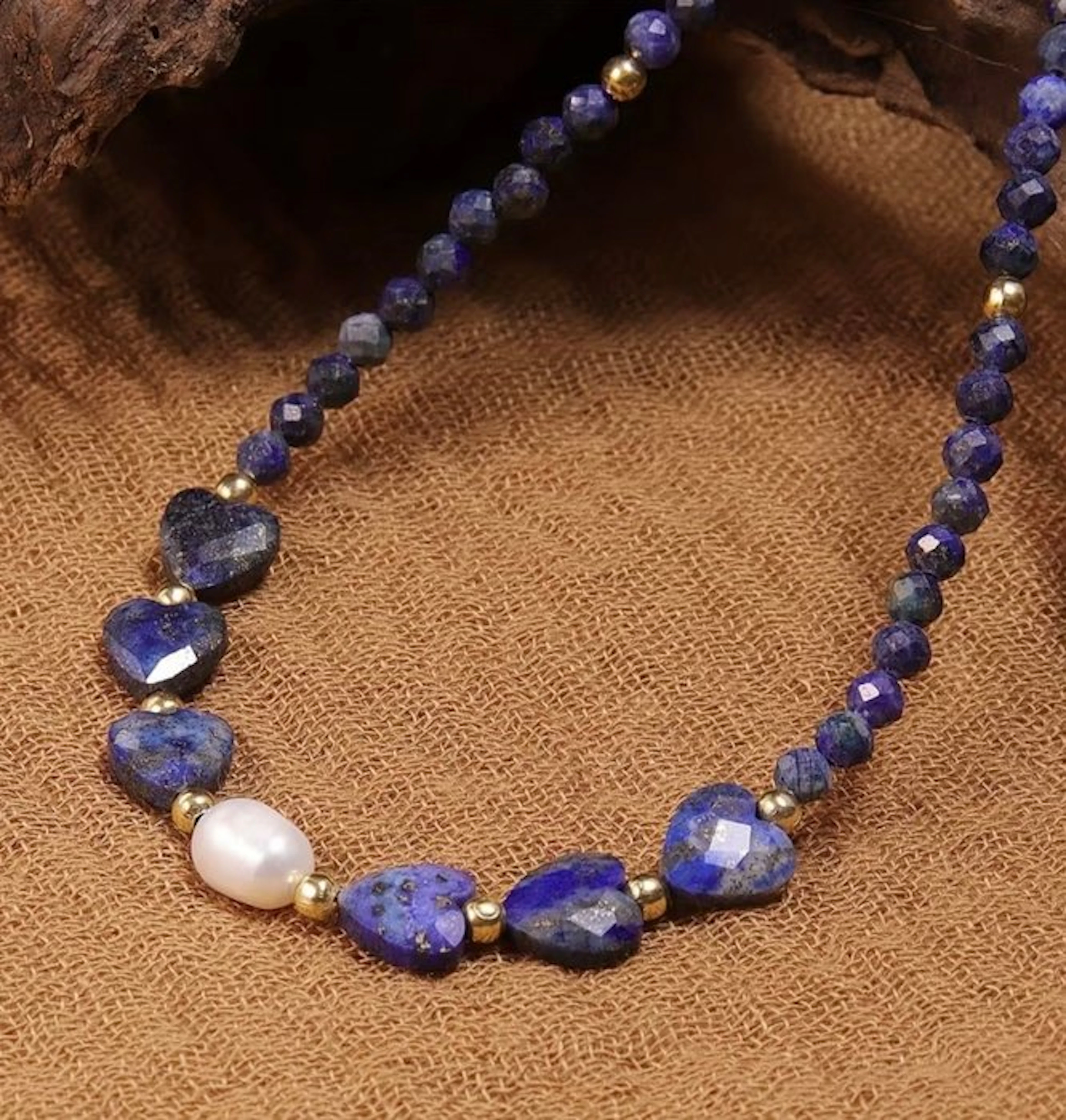 Lapis lazuli - lapis lazuli - Necklace - Lapis Lazuli Necklace