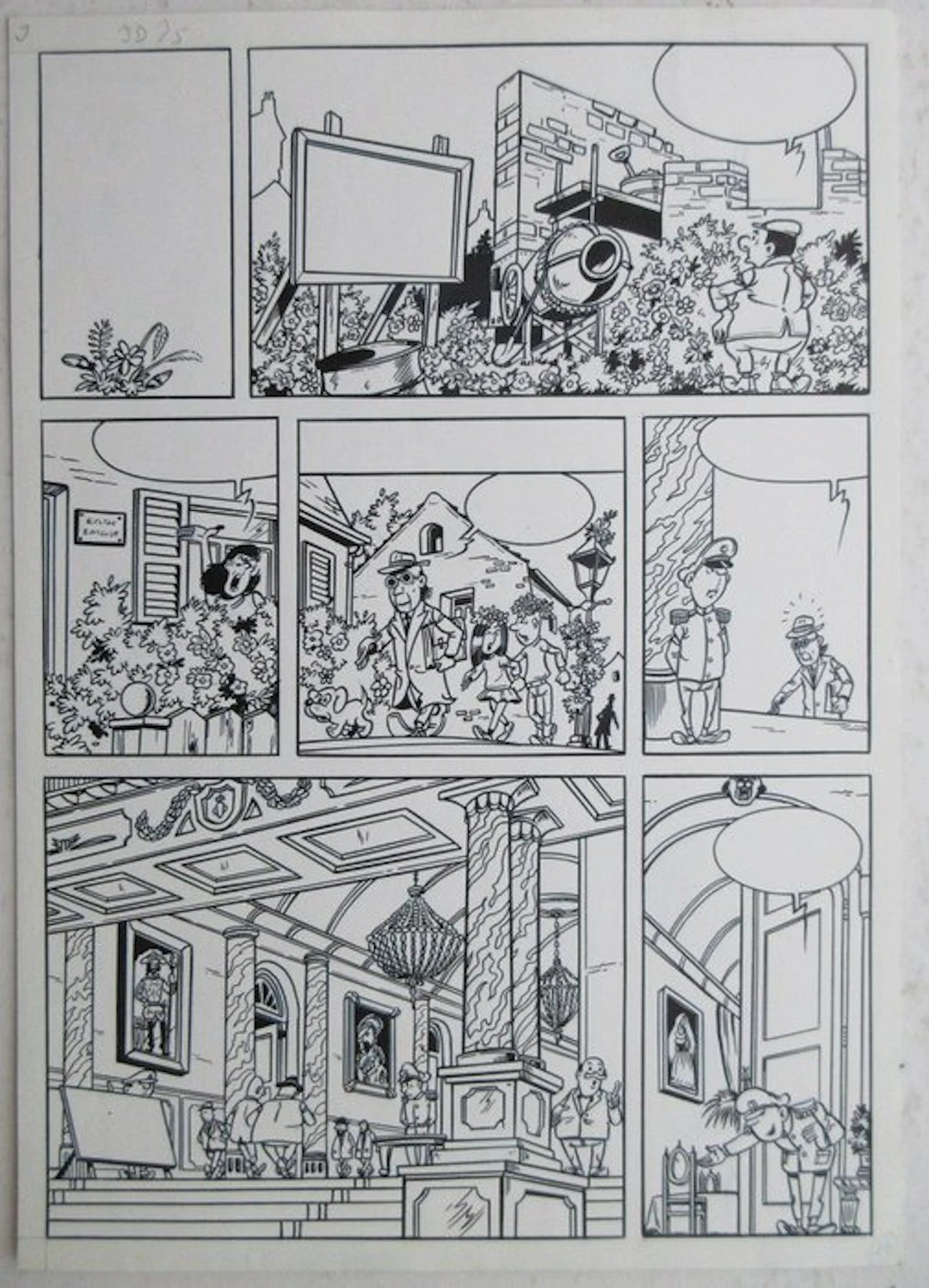 Studio Vandersteen - 1 Original page - Jerom - De kleurenzaaier p. 10