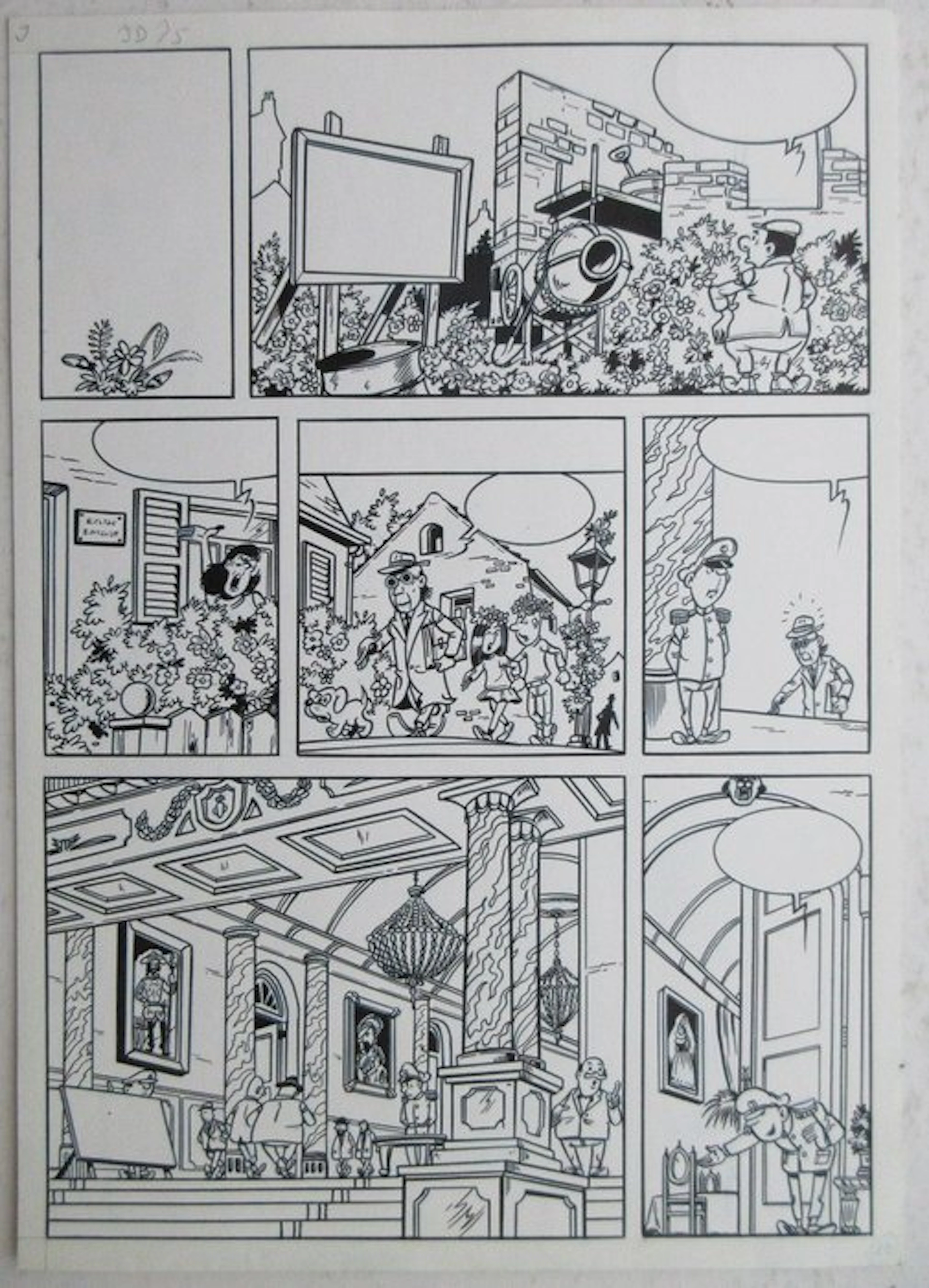 Studio Vandersteen - 1 Original page - Jerom - De kleurenzaaier p. 10