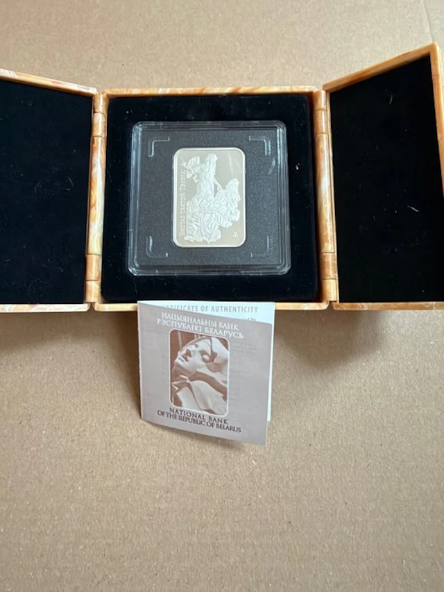 Liberia. 20 Roubles 2010 World of Sculpture-Ecstasy of Saint Teresa