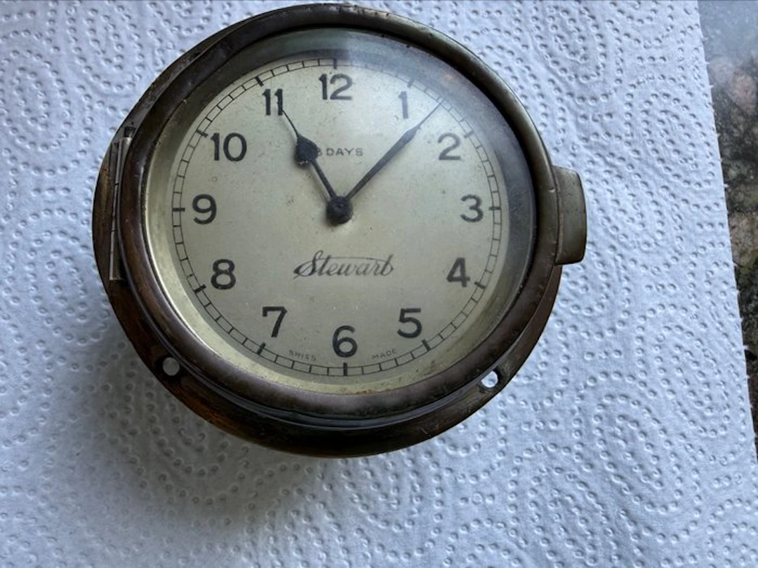 Clock - Wempe Chronometerwerke, Hamburg - Brass - 1920-1930