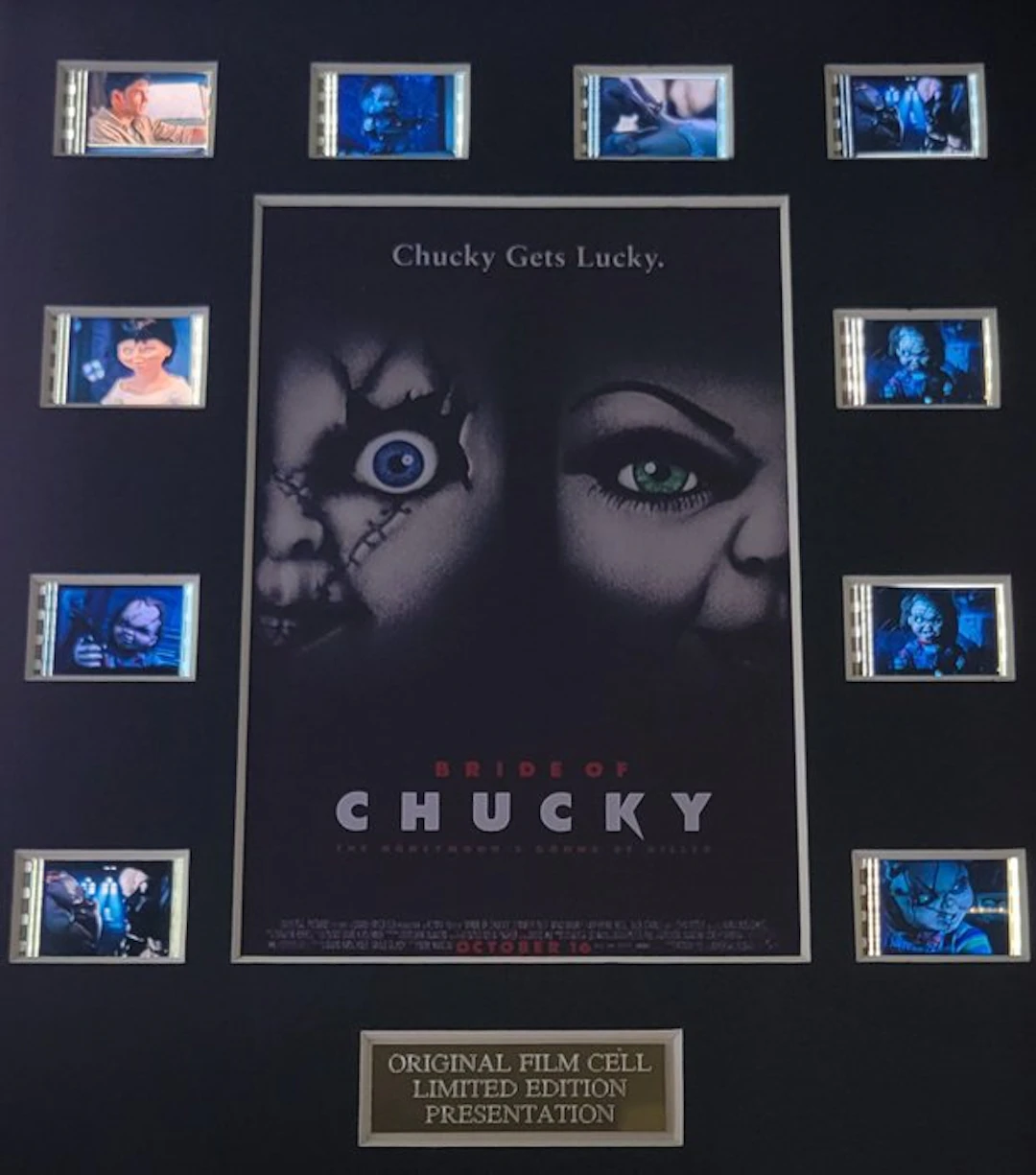 Bride of Chucky - Framed Film Cell Display with COA