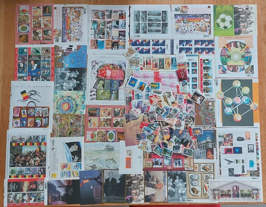 Belgium - Batch of stamps in €