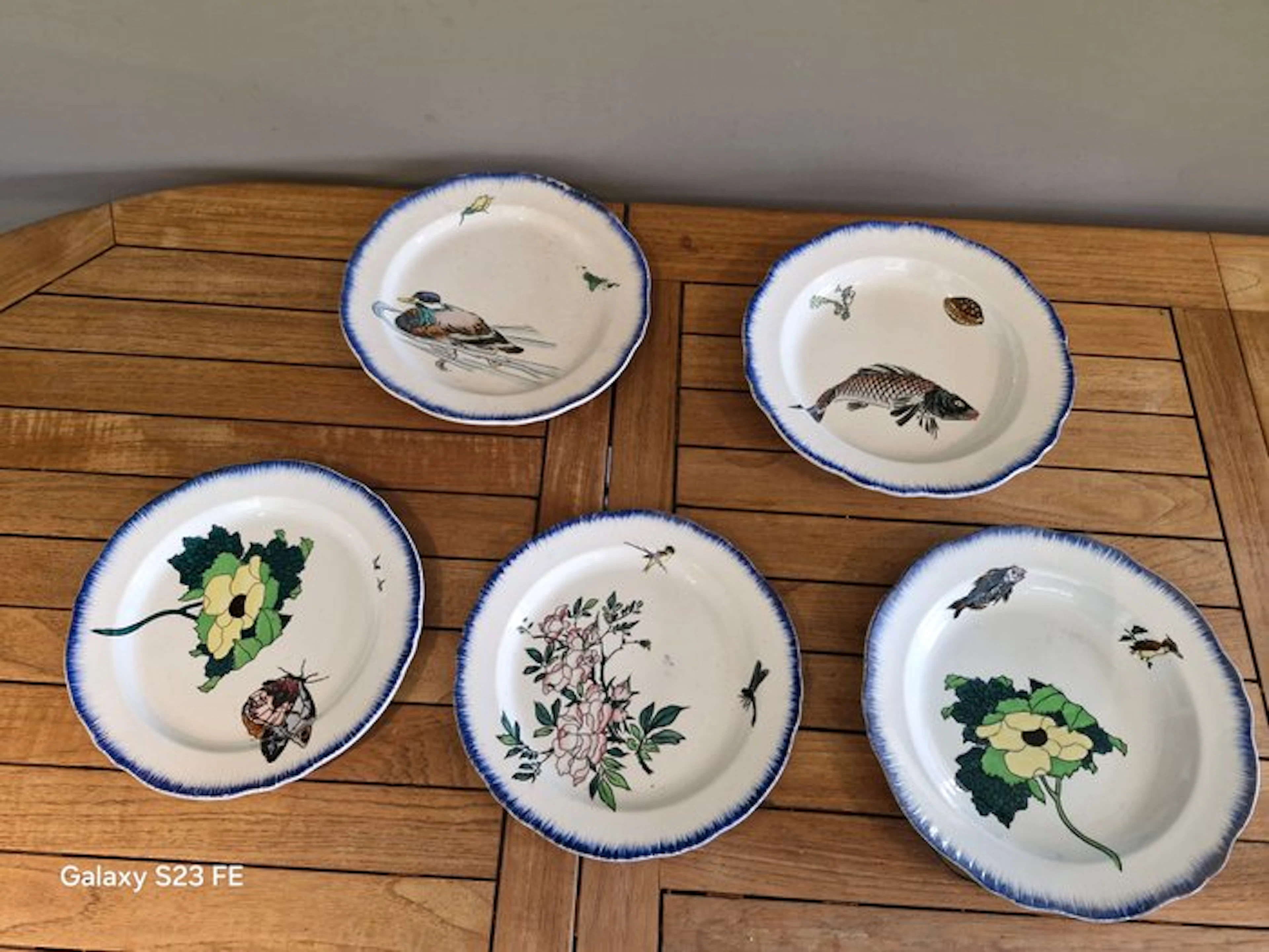 Creil & Montereau - Felix Bracquemond - Plate (6) - Rousseau Service