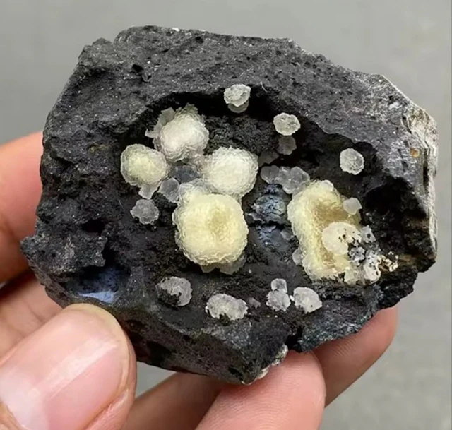 Superb spherical calcite