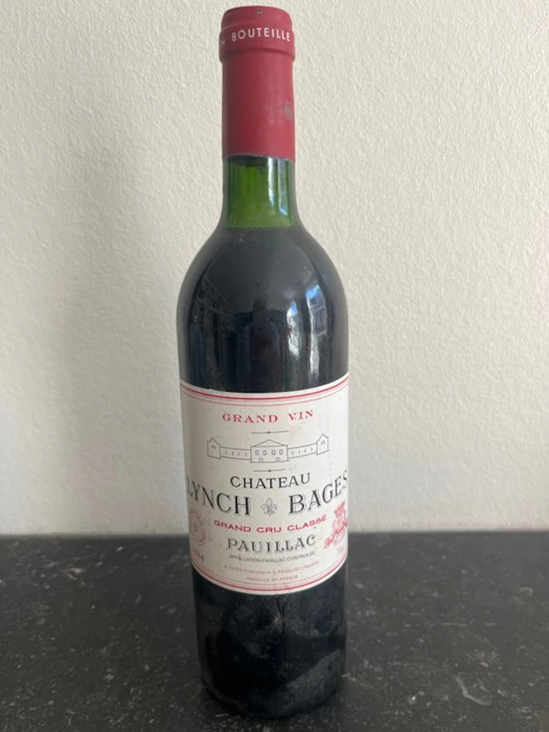 1984 Chateau Lynch Bages - Pauillac 5ème Grand Cru Classé - 1 Bottle (0.75L)