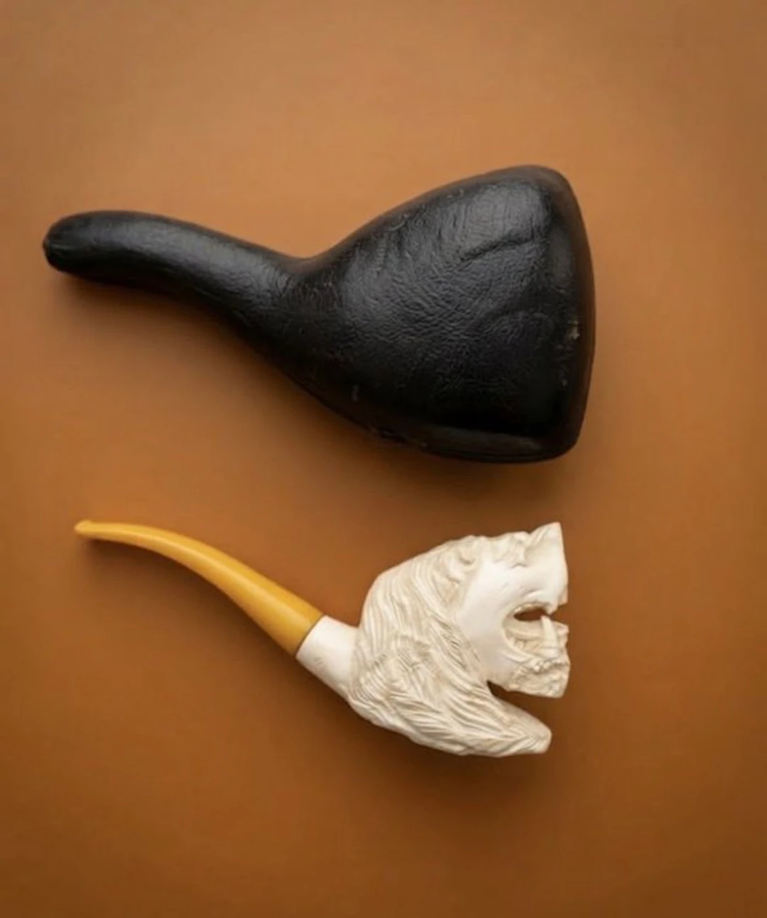 Veritable Ecume - Meerschaum pipe - Amber, meerschaum