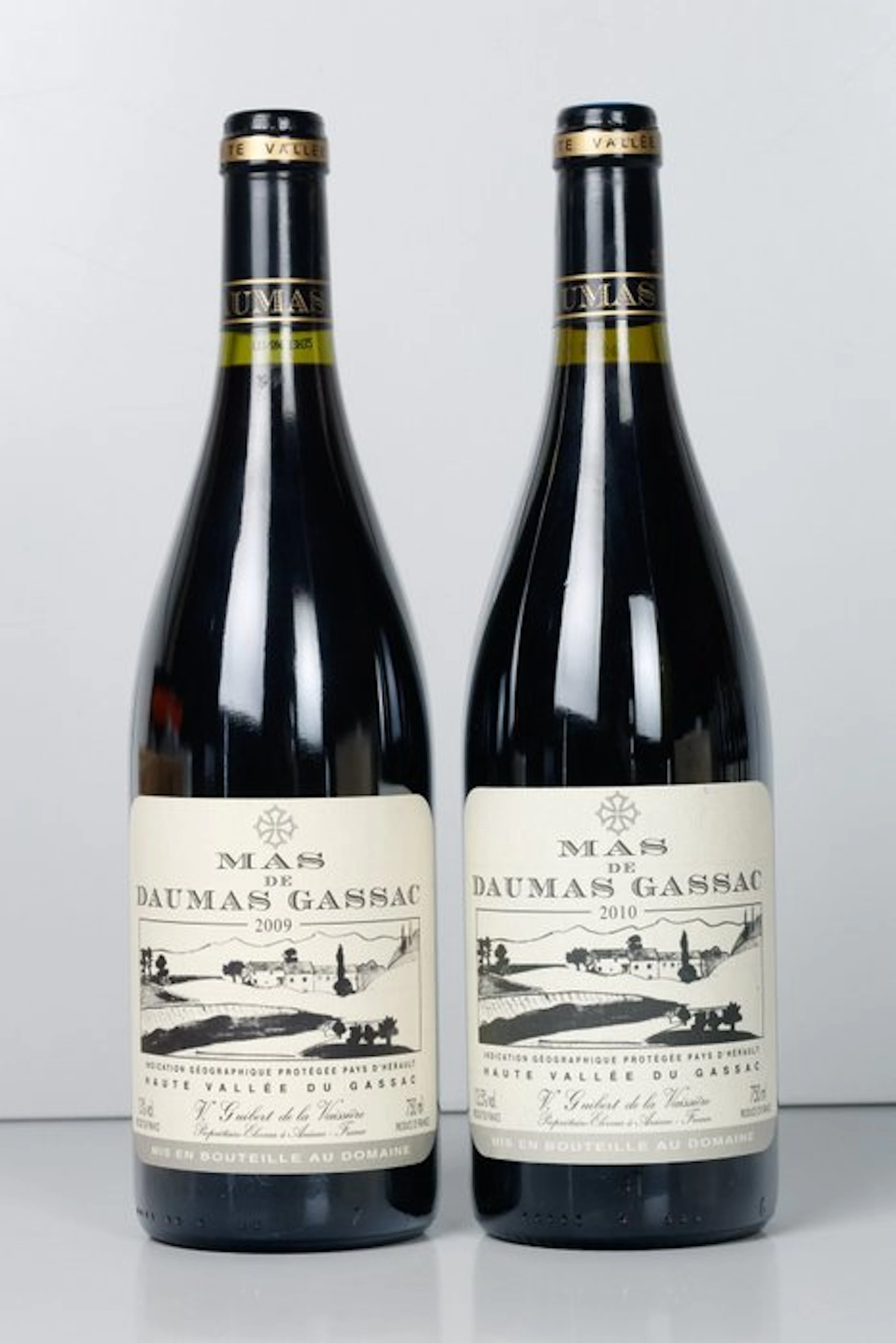 2009 & 2010 Mas de Daumas Gassac - Vin de Pays de l'Hérault - 2 Bottles (0.75L)