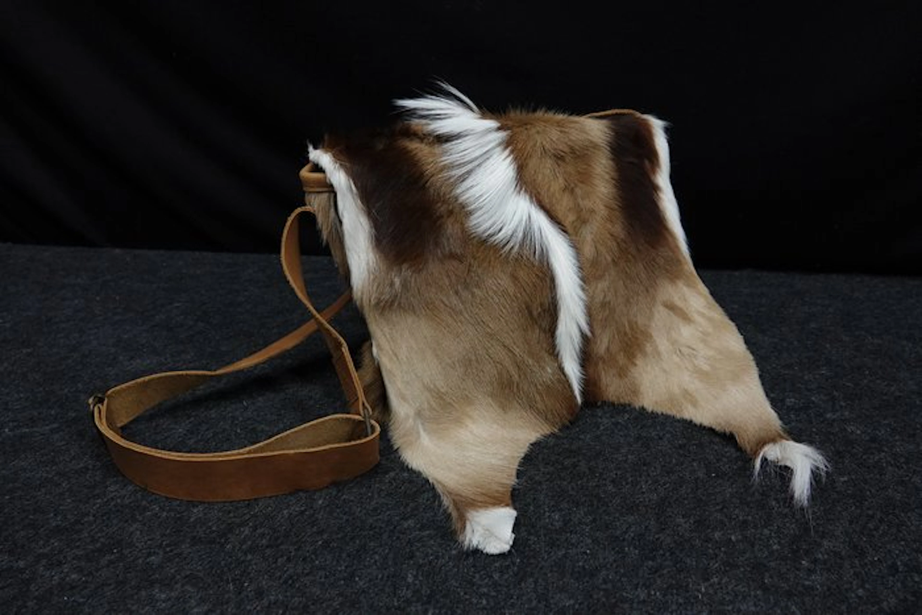 sams - springbok huid schoudertas - Shoulder bag