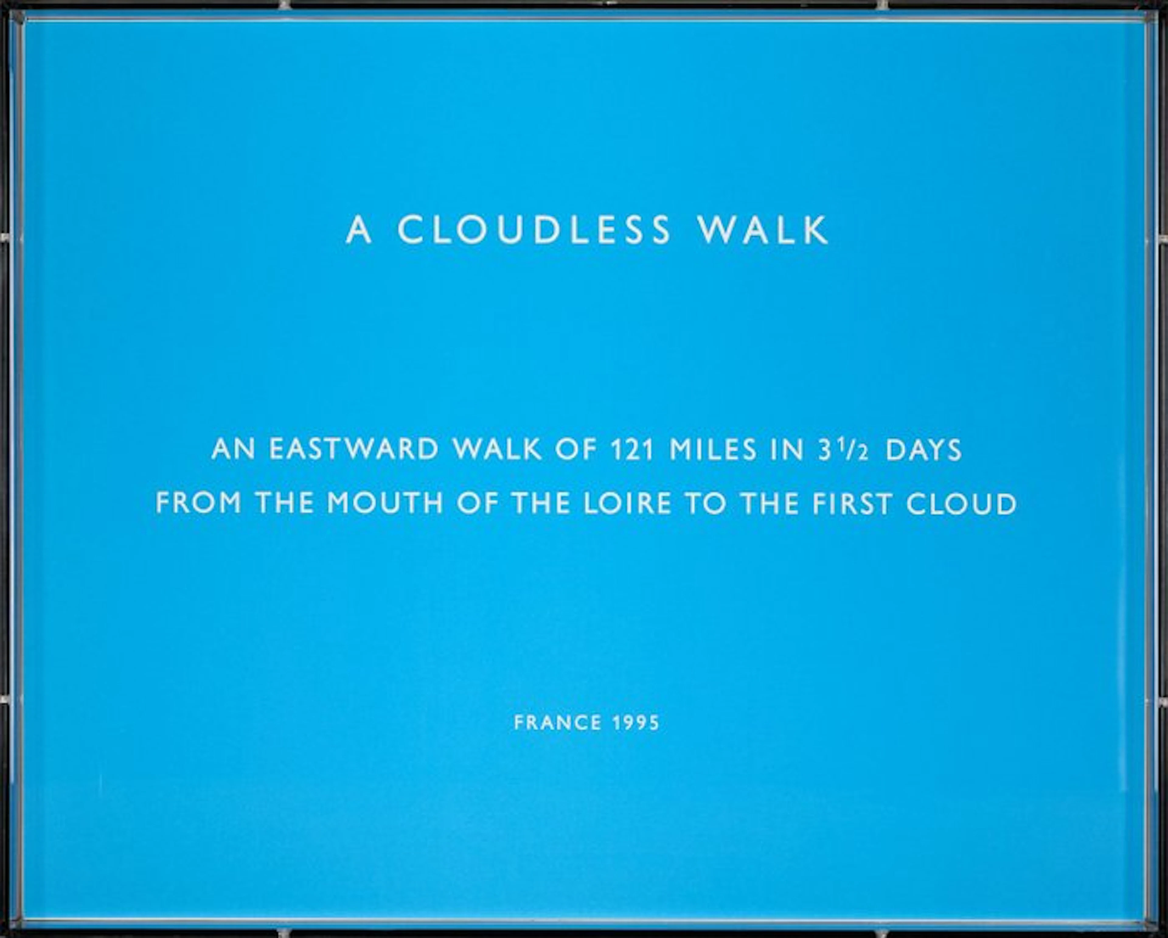 Richard Long (1945) - Signiert & Nummeriert - A Cloudless...