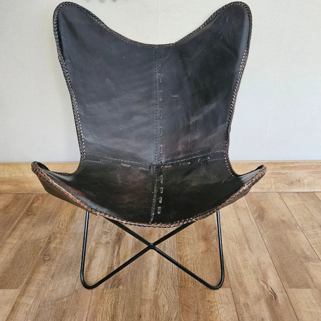 Chair - Butterfly chair (3107) - Iron, Leather