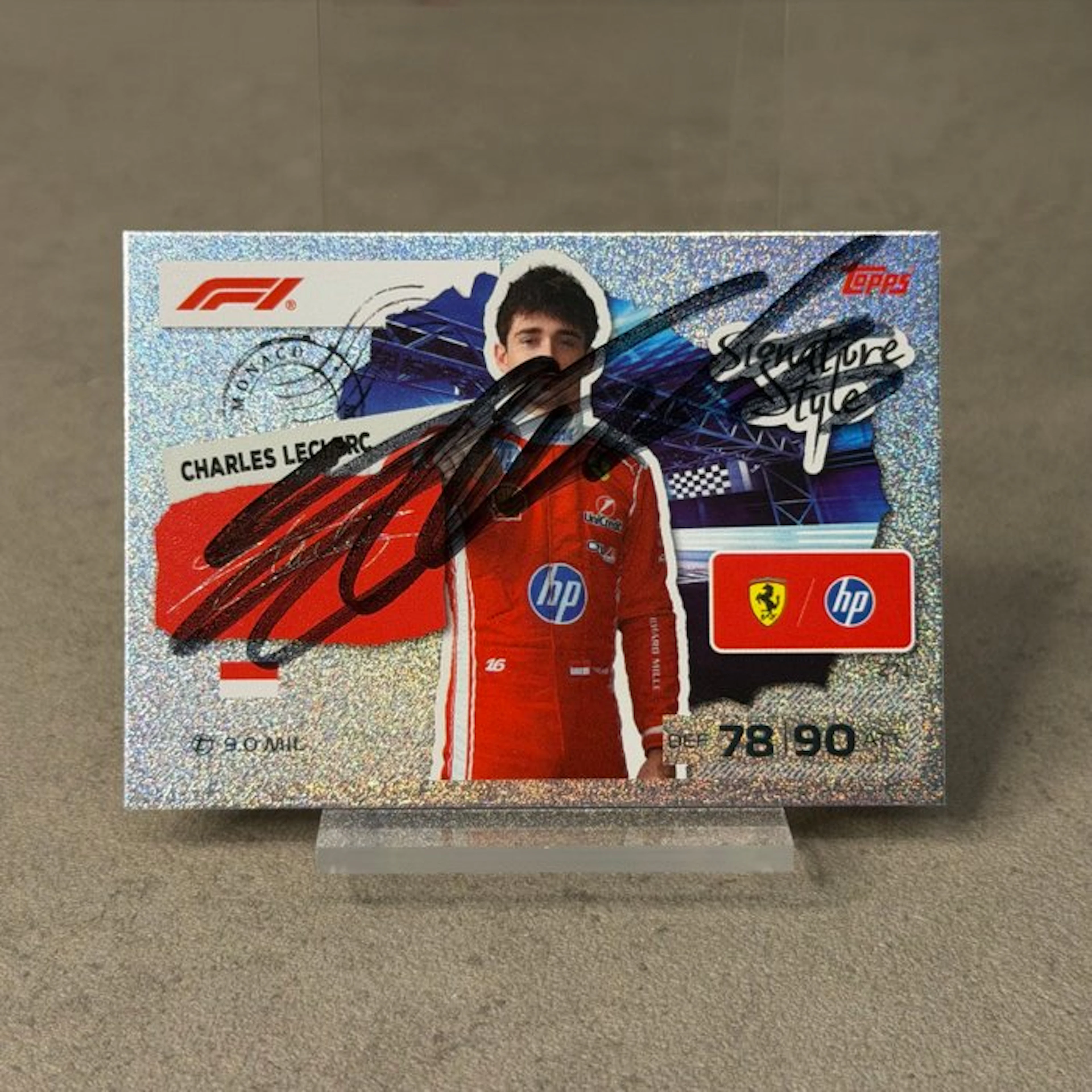 Ferrari - Charles Leclerc - 2025 - Topps Signature Style...