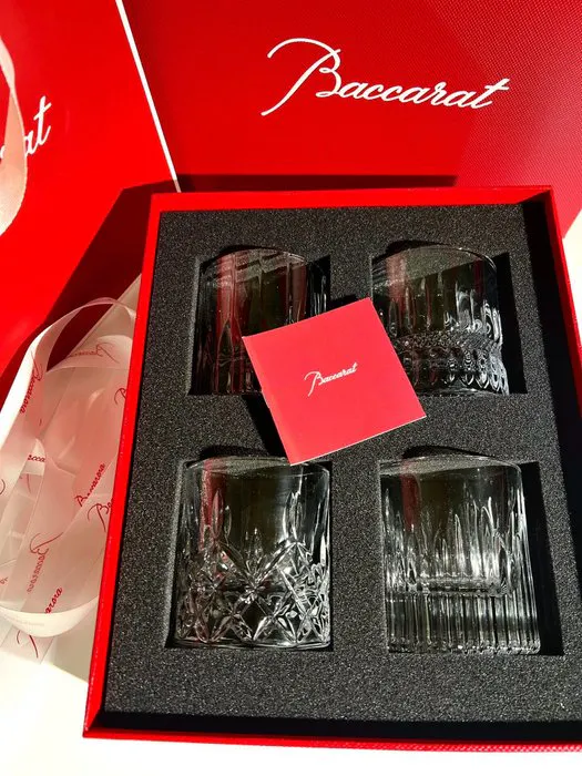 Baccarat - Whisky glass (4) - Crystal