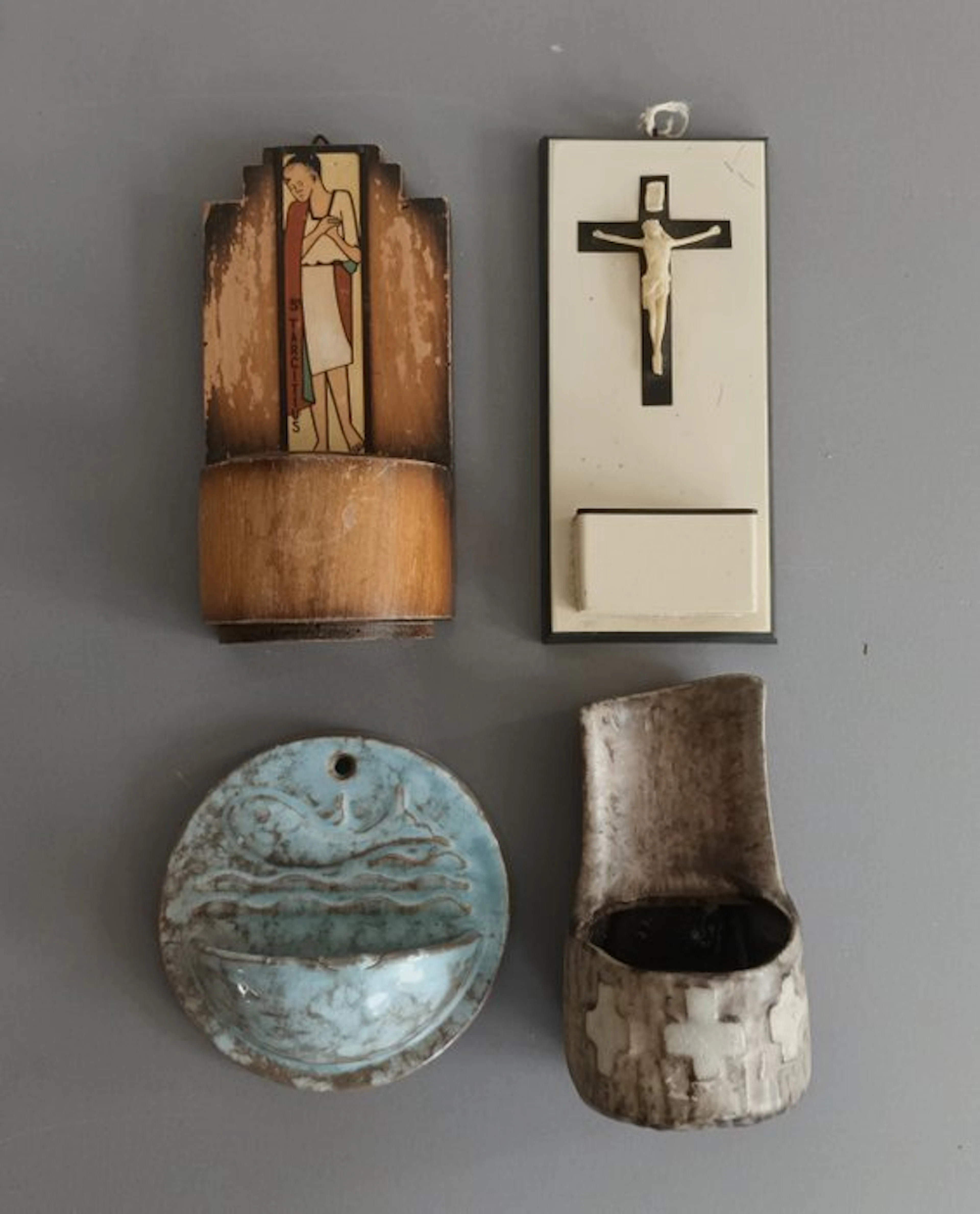 Art Deco Holy water font (4) - 1920-1930, 1970-1980 - Art Deco