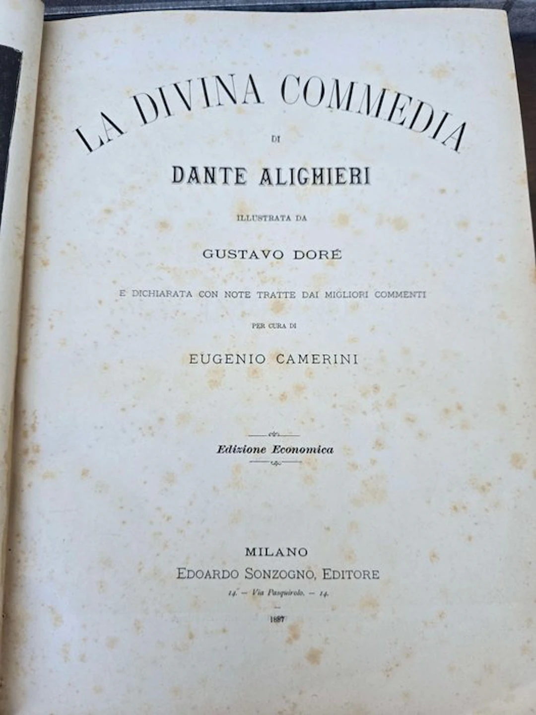 Dante Alighieri; Gustavo Doré - La Divina Commedia - 1887