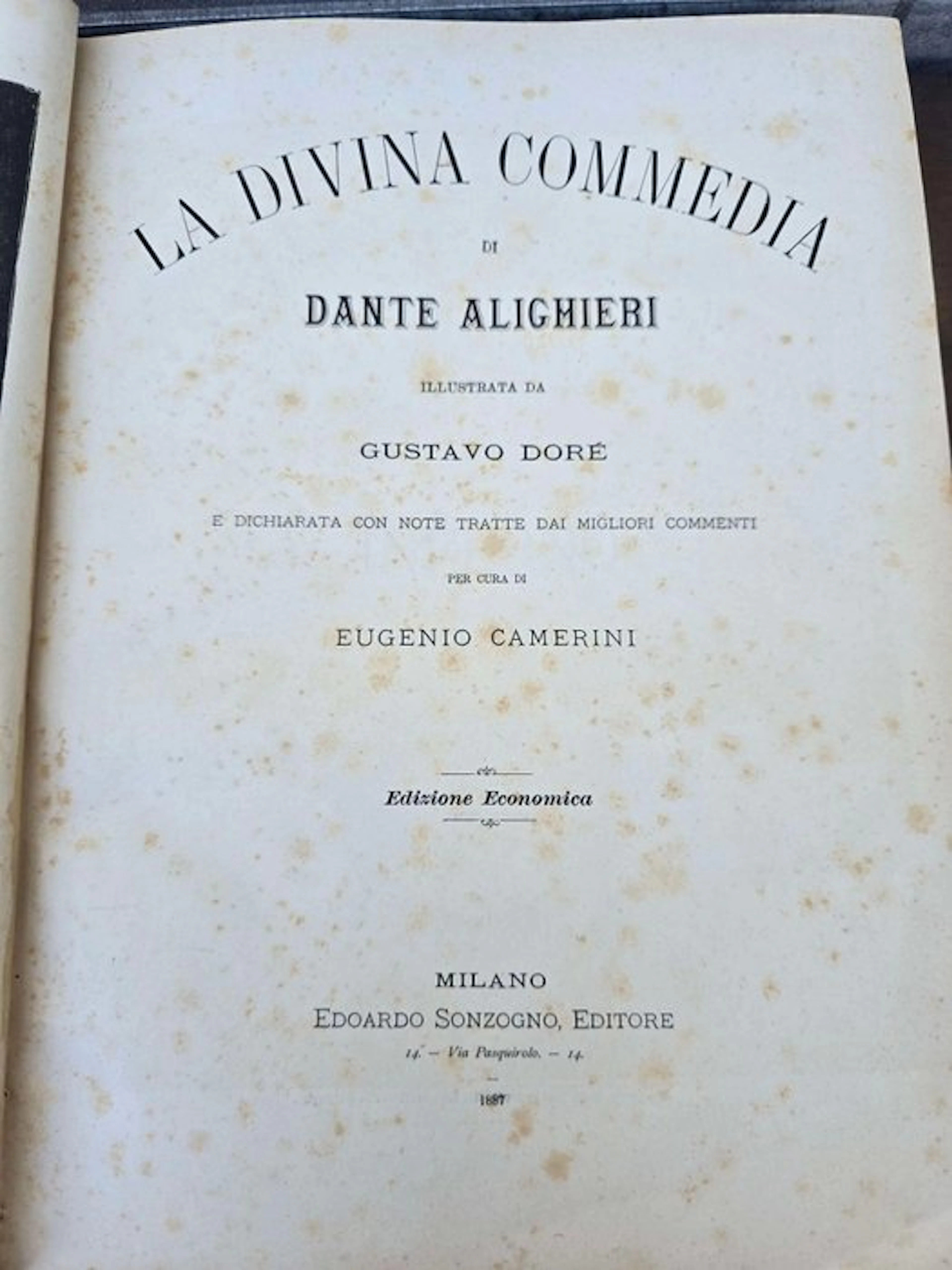 Dante Alighieri; Gustavo Doré - La Divina Commedia - 1887