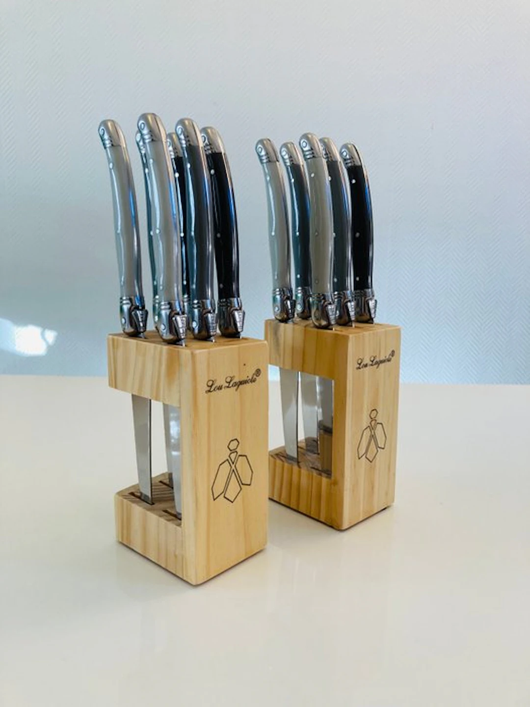 Lou Laguiole - Table knife (12) - Steel, Resin