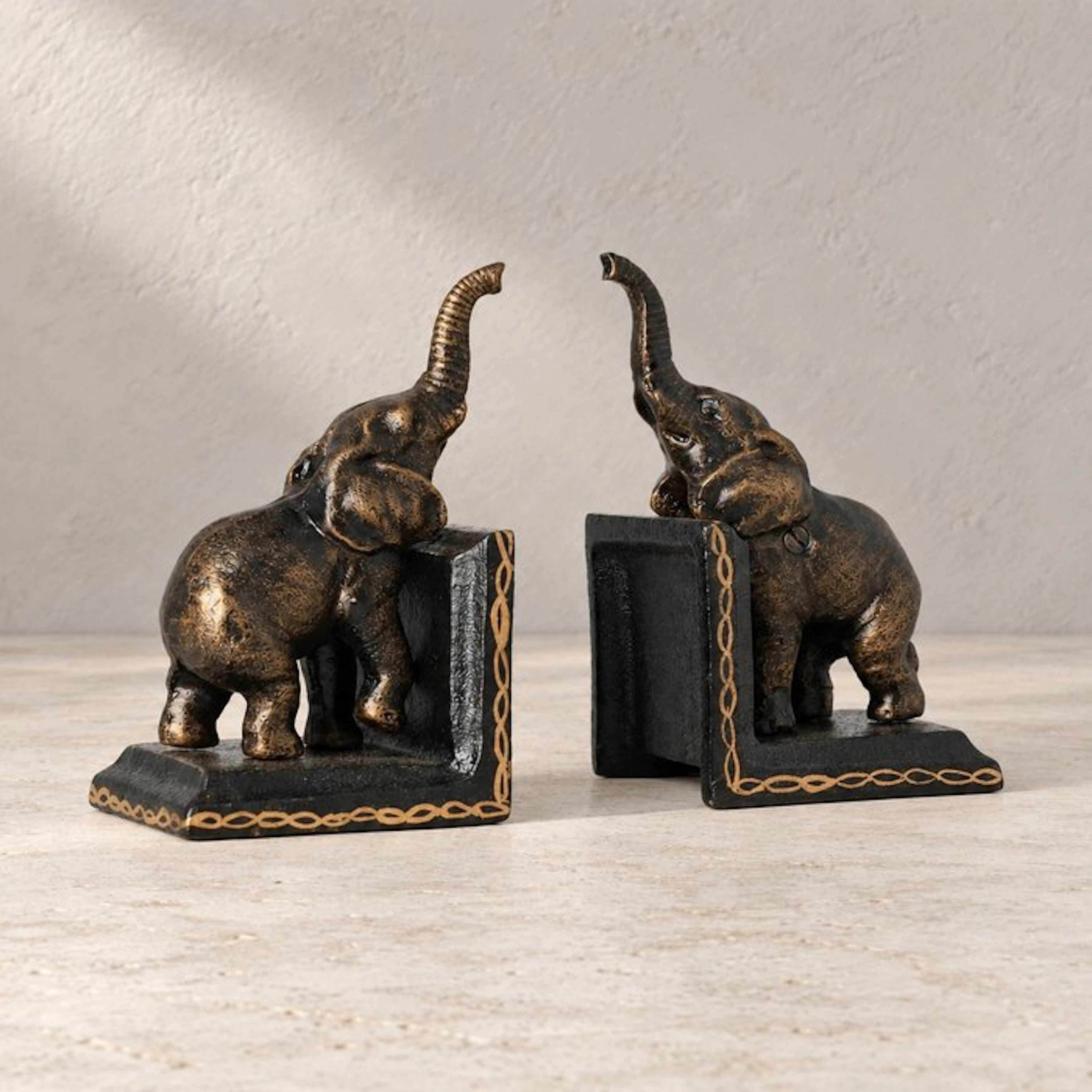 Bookends - Iron - Elephant Bookend