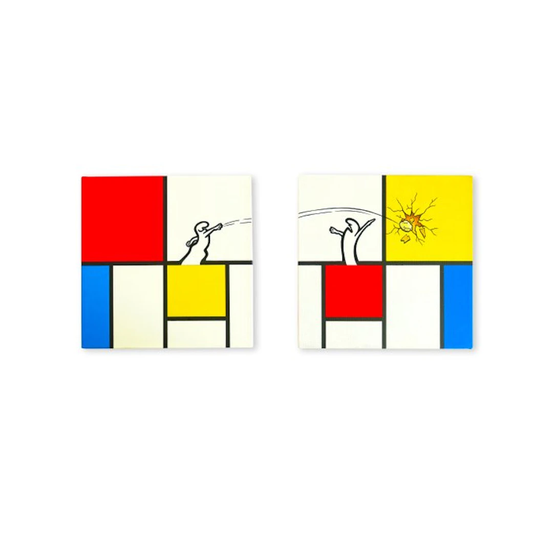 Dario Assisi - Cavandoli line in the Mondrian world : The destroyer