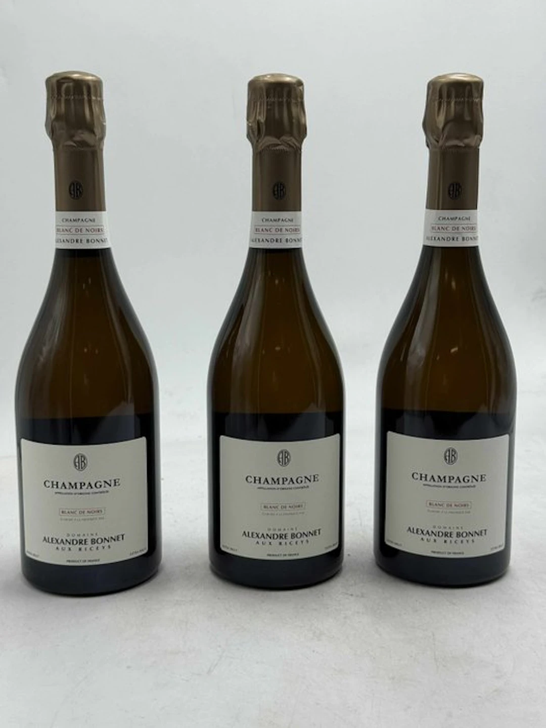 Alexandre Bonnet - Champagne Extra Brut, Blanc de Noirs - 3 Bottles (0.75L)