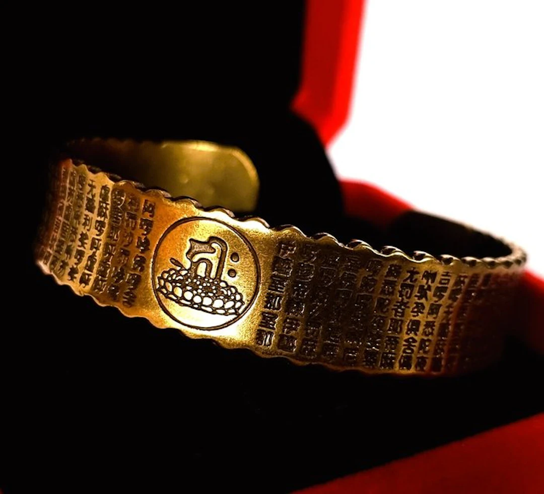 Lotus Sutra Bracelet – Hand-Hammered – Serenity and...