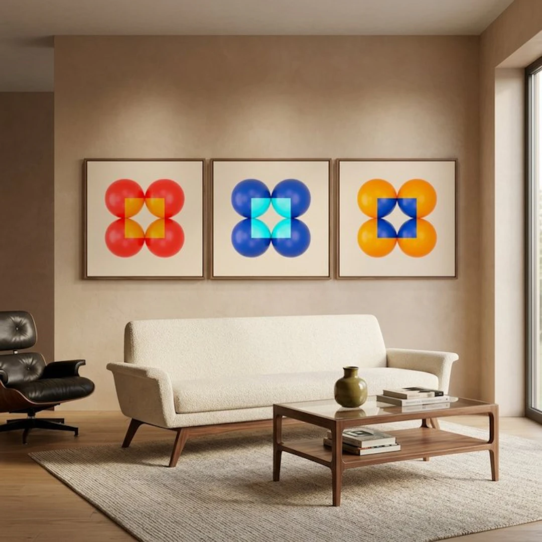 Cess - 3D Bauhaus - Triptych Edition - XXL
