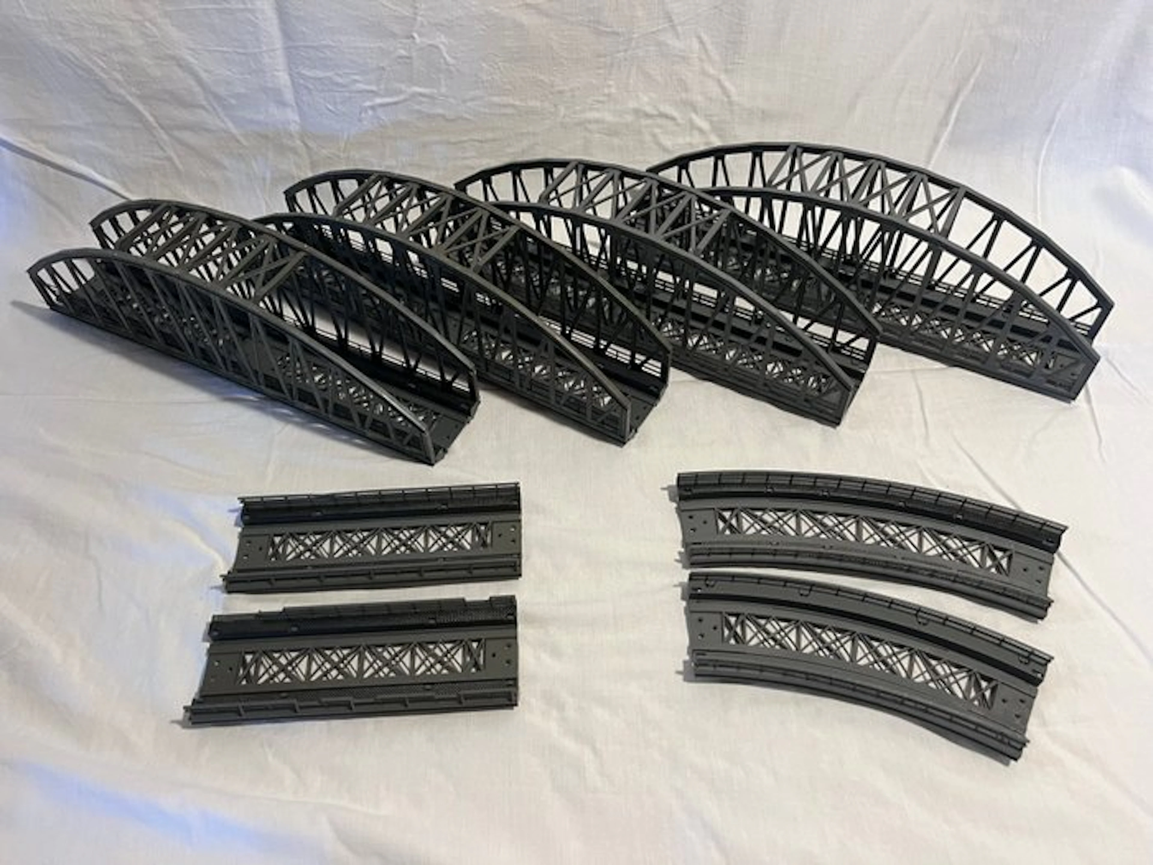 Märklin H0 - Model train bridge parts (8) - For Märklin M-rail and K-rail