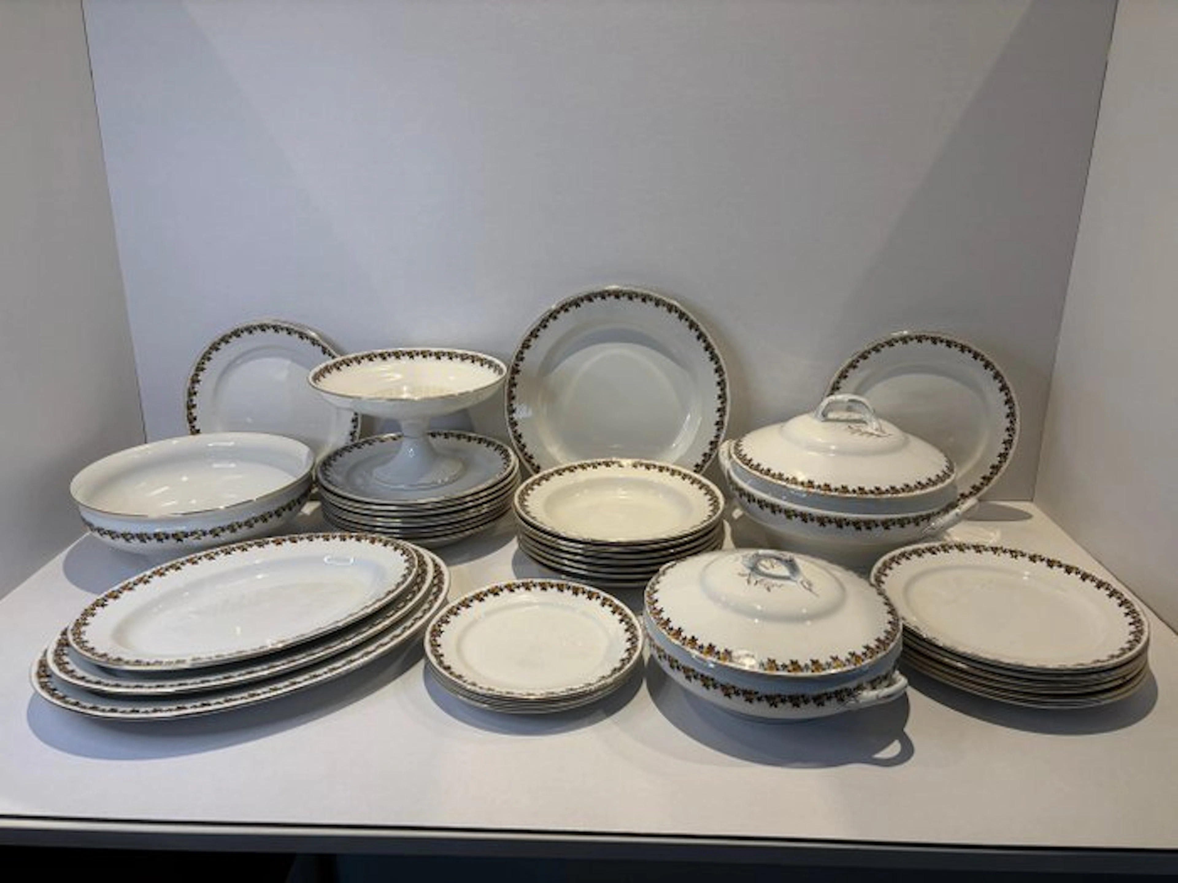 Keramis Boch - Dinner set (36) - Ceramic - 1920-1930. Very good condition