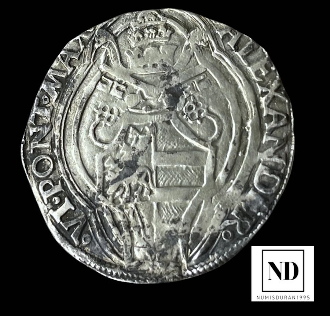 Vatican. Alejandro VI. Grosso 1492 - 1503 - Roma
