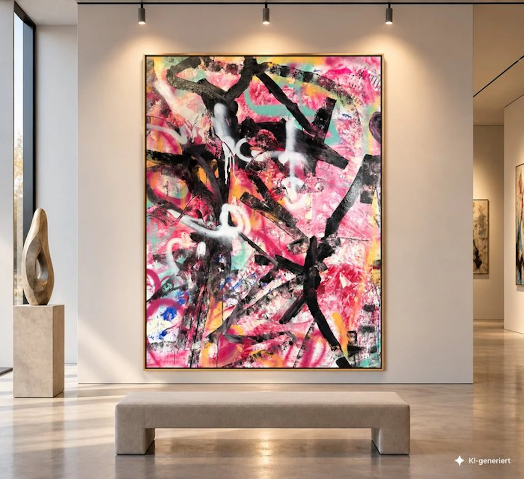 Timo Wedell - Between Dimensions - XXL - Abstract Klein