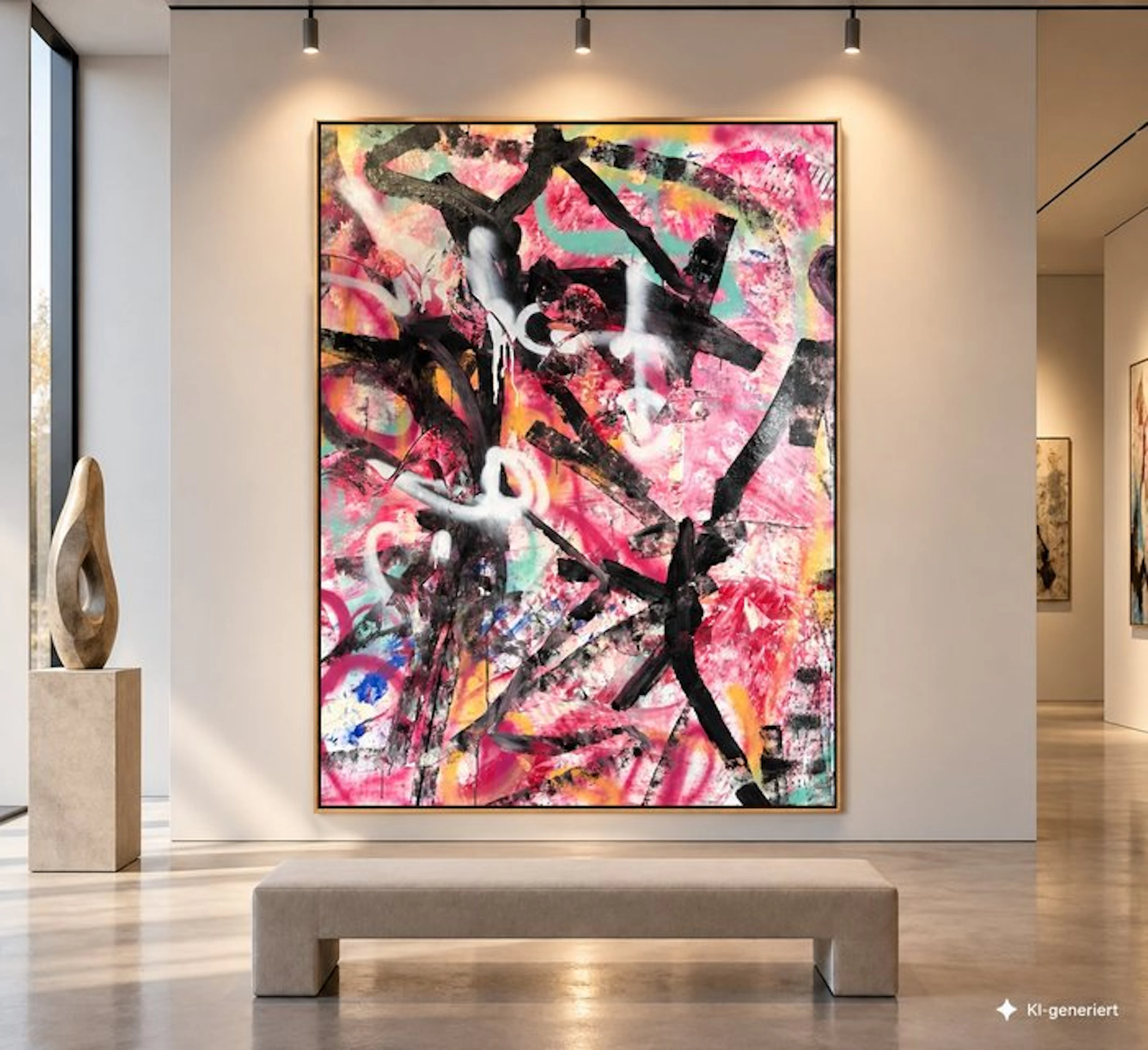 Timo Wedell - Between Dimensions - XXL - Abstract Klein