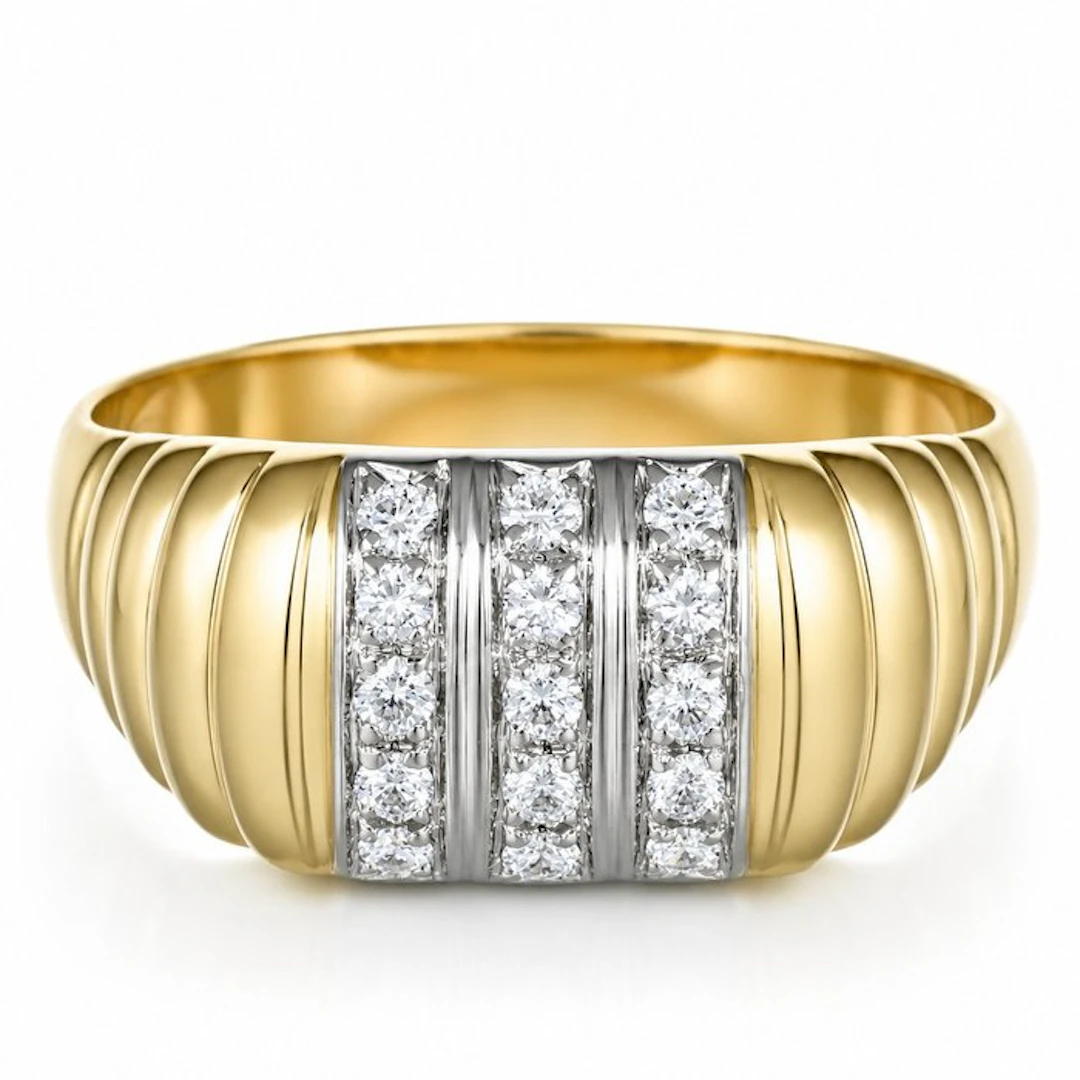 No reserve price - Ring - 18 kt
