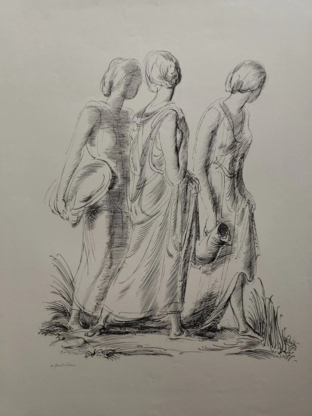Andreas Paul Weber (1893-1980) - Der Gang zur Quelle
