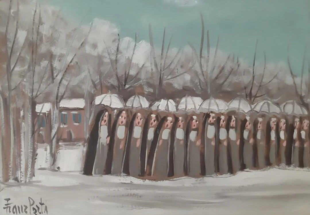 Franz Porta (1937 - 2001) - Suore în processione