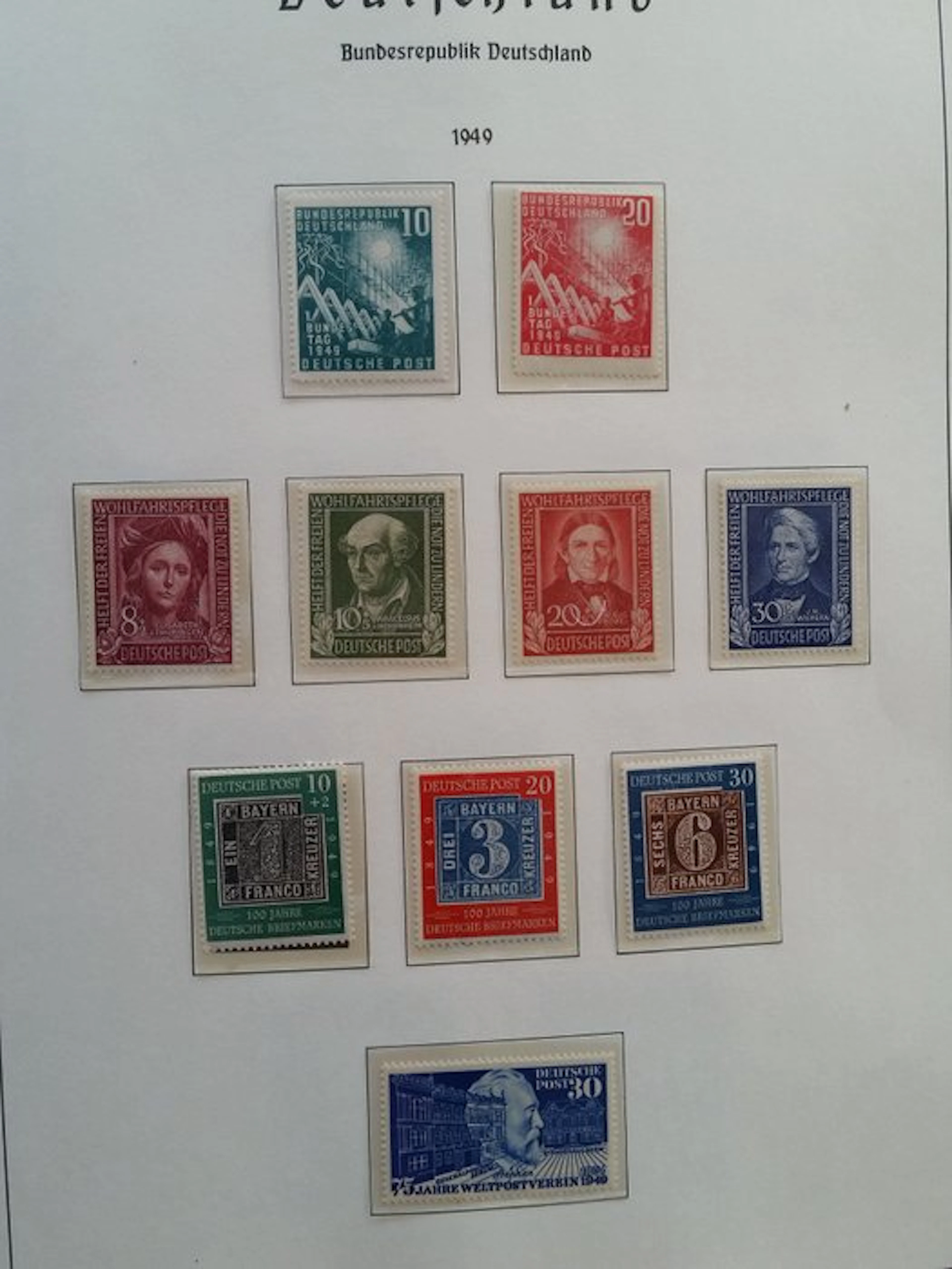 Germany, Federal Republic 1949/1981 - A collection in a...
