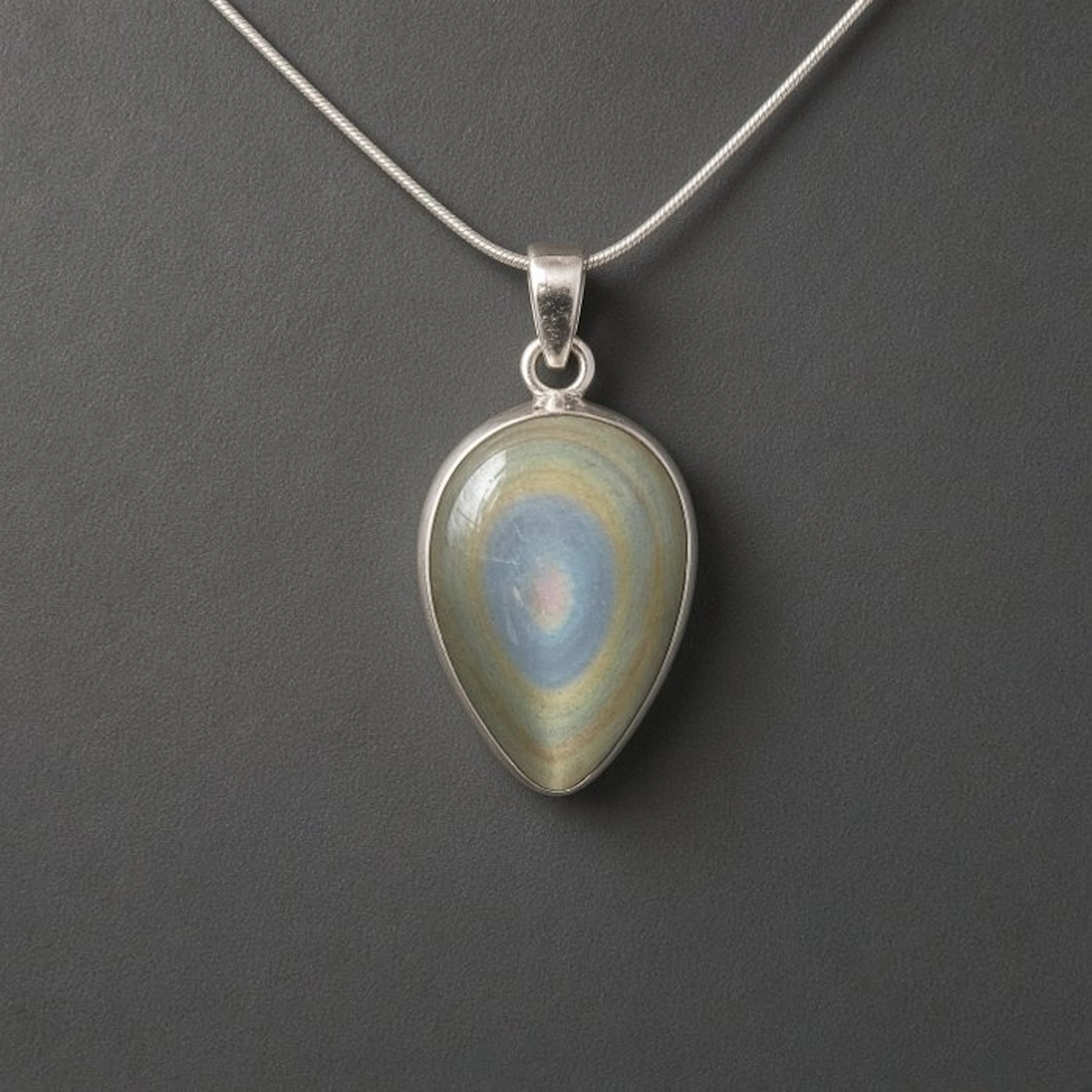 Celestial Eye Obsidian pendant