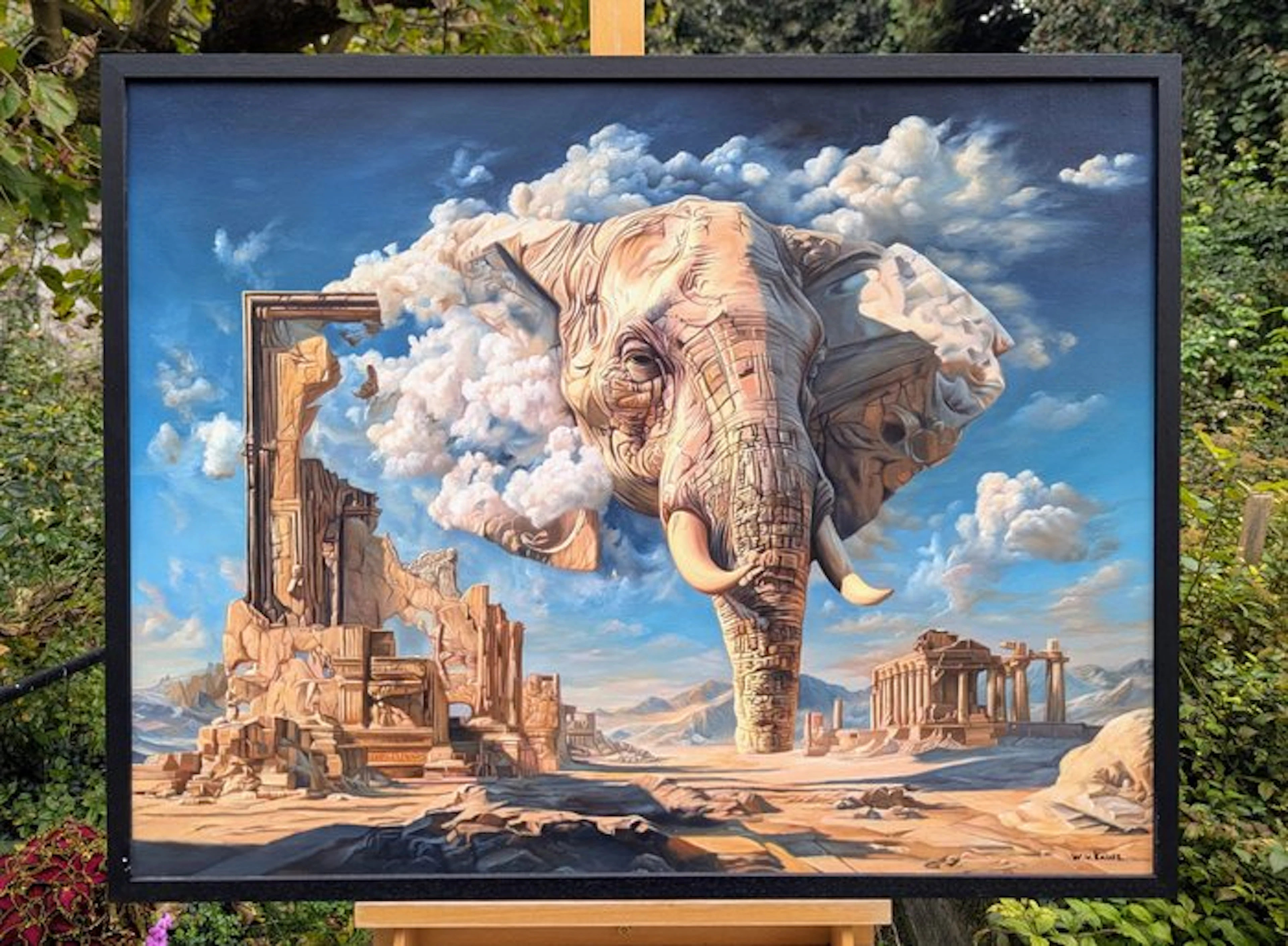 Wilhem VON KALISZ (XX-XXI) - The Architect of Memory (Framed