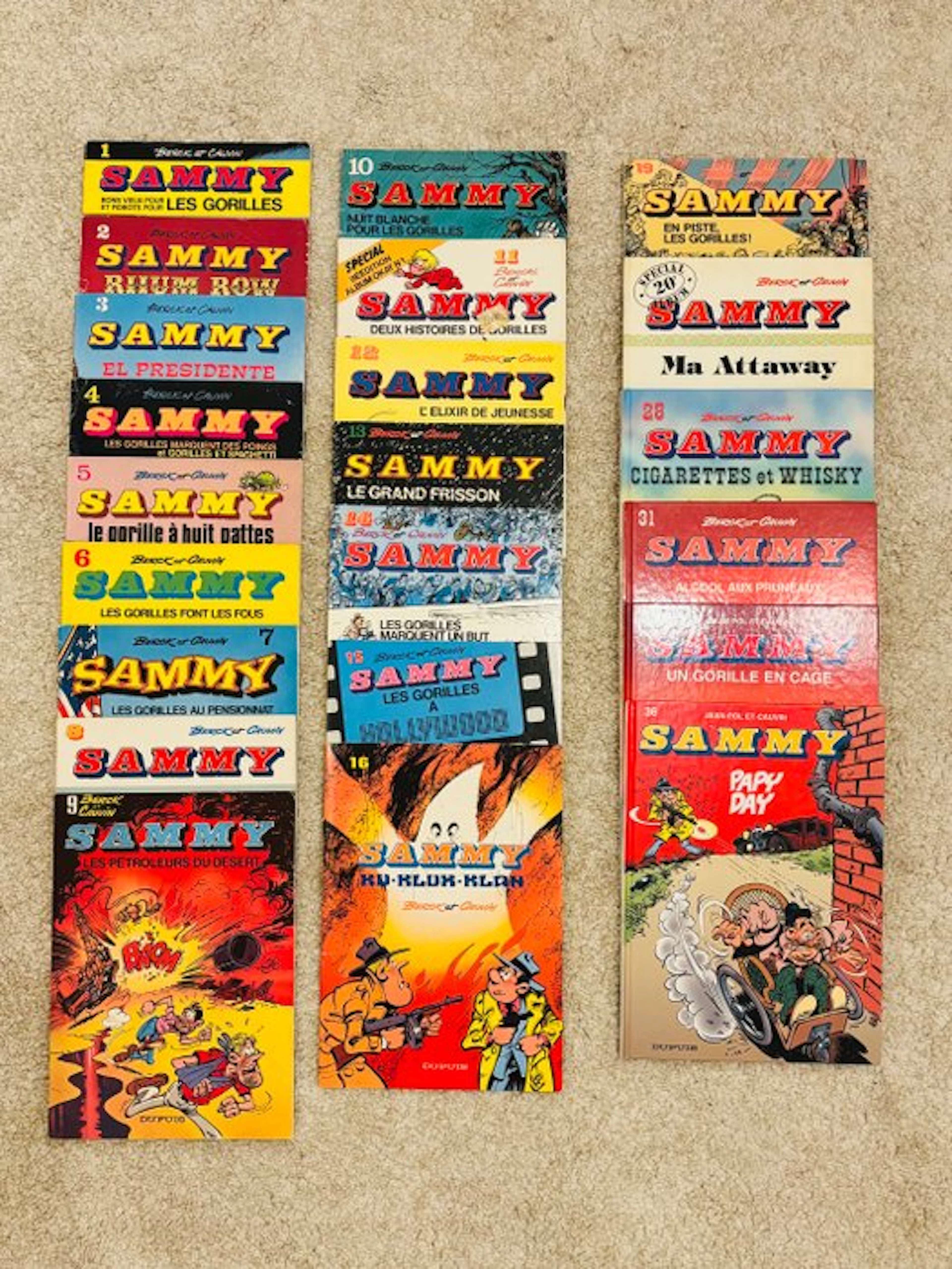 Sammy - 16x B + 6x C - EO/Ré - 22 Album - 1976/2000