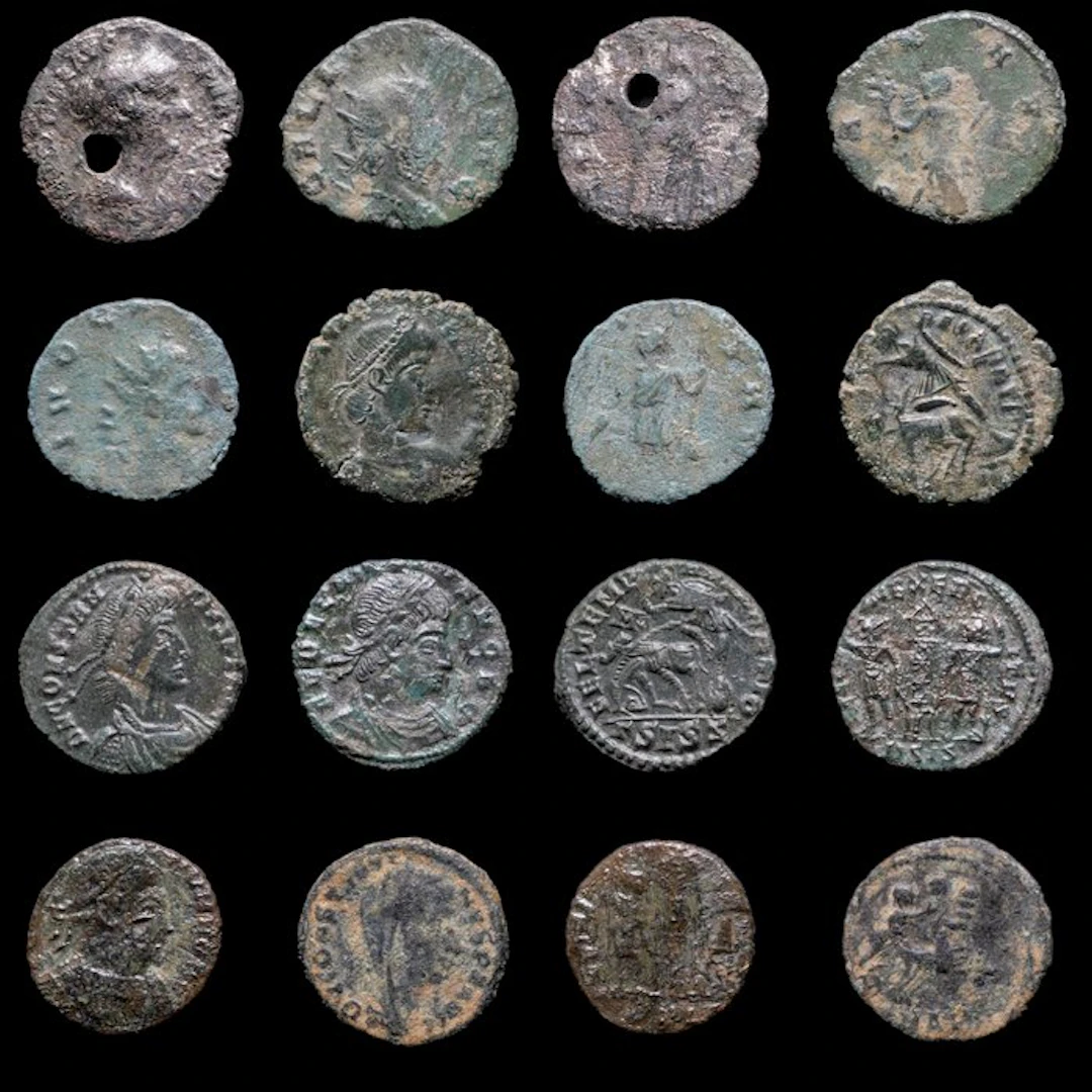 Roman Empire Roman Empire Lot of 8 coins minted between...