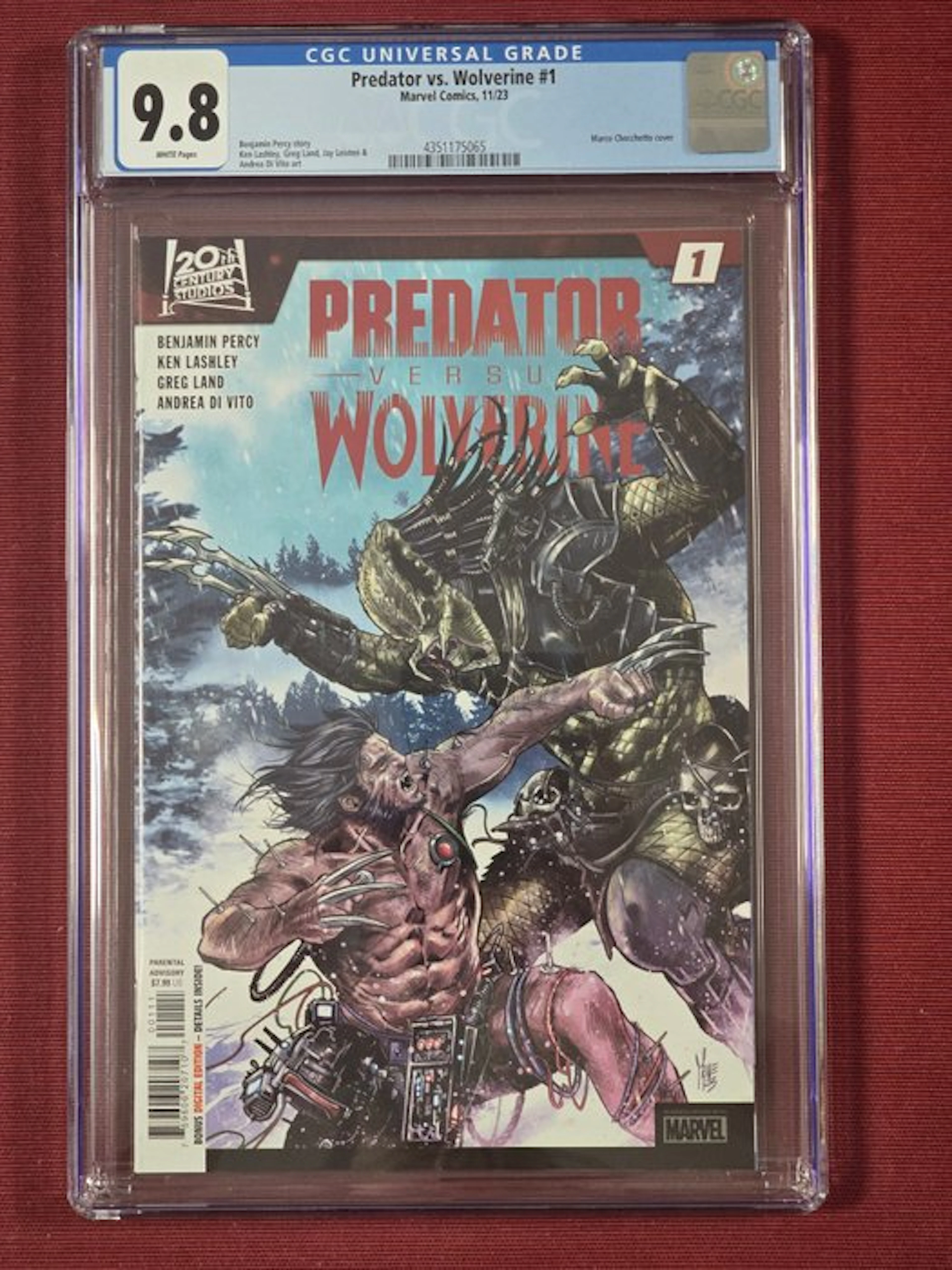 Predator vs Wolverine #1 - 1 Graded comic - First edition - 2023 - CGC 9.8