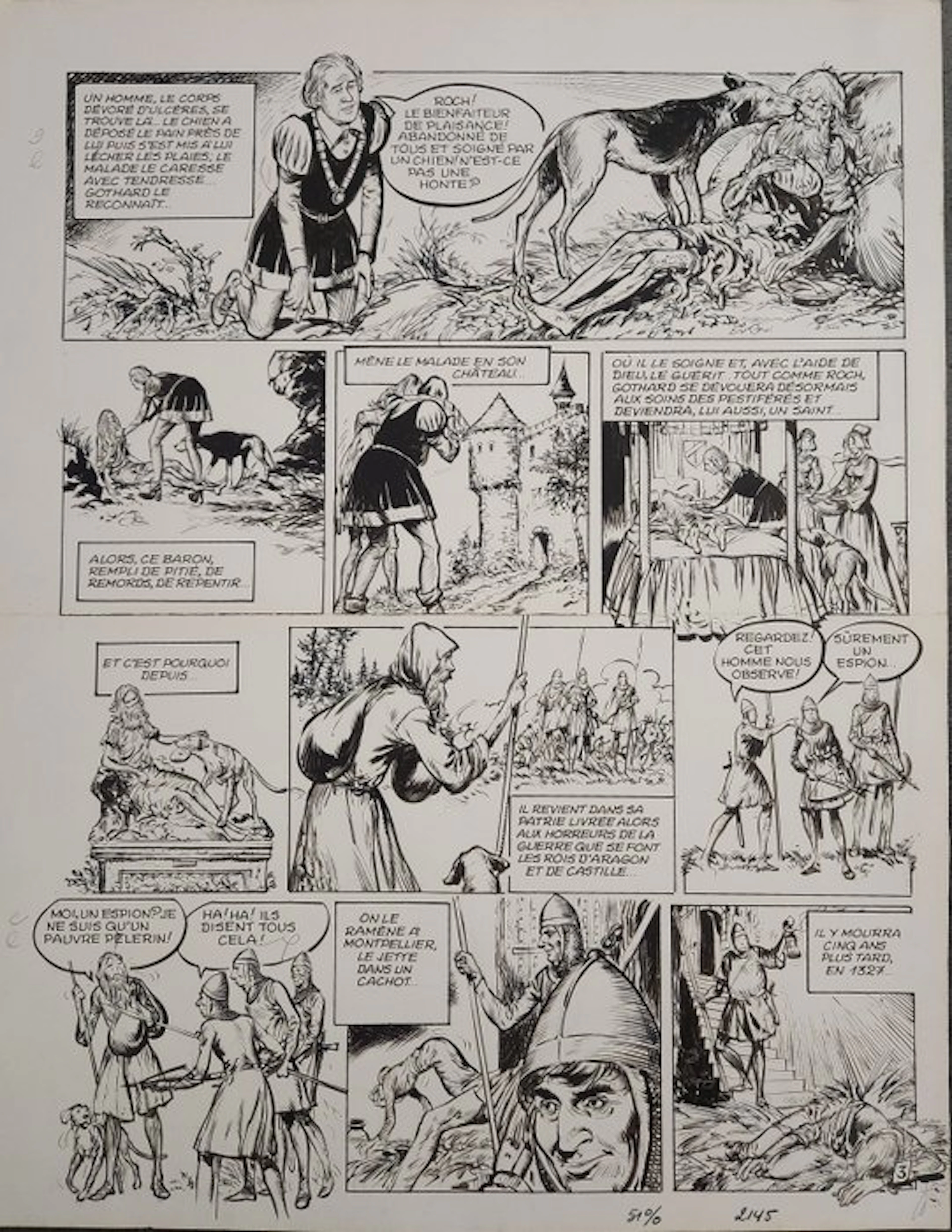 Claude Pascal - 1 Original page - Les histoires de...