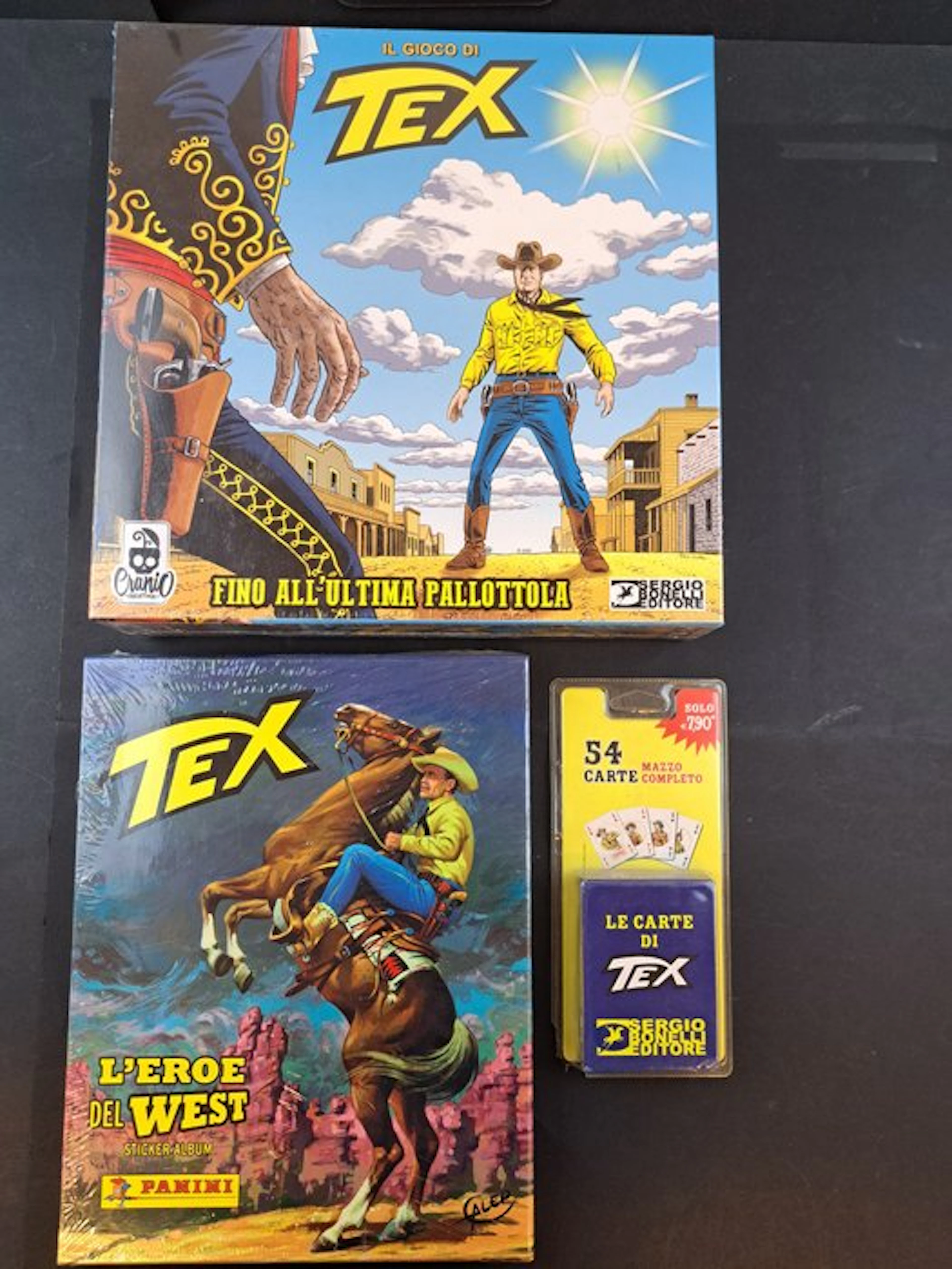 Le Figurine di Tex Completo, Carte e Gioco - 3 Comic