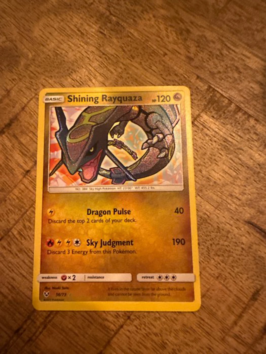 Pokémon - 1 Card - Rayquaza Foil - Various sets