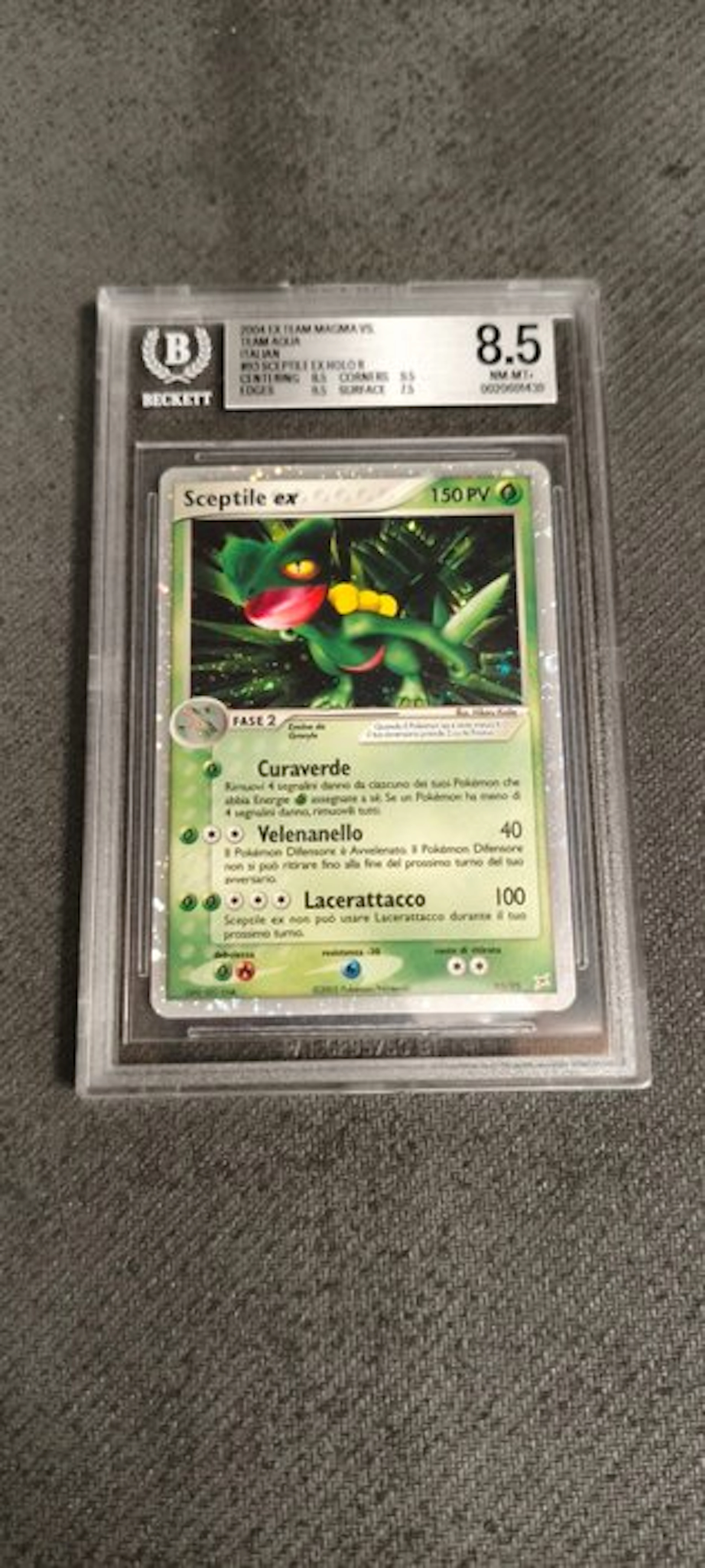 Pokémon - 1 Graded card - Sceptile ex 93/95 Foil - Beckett 8.5 - EX