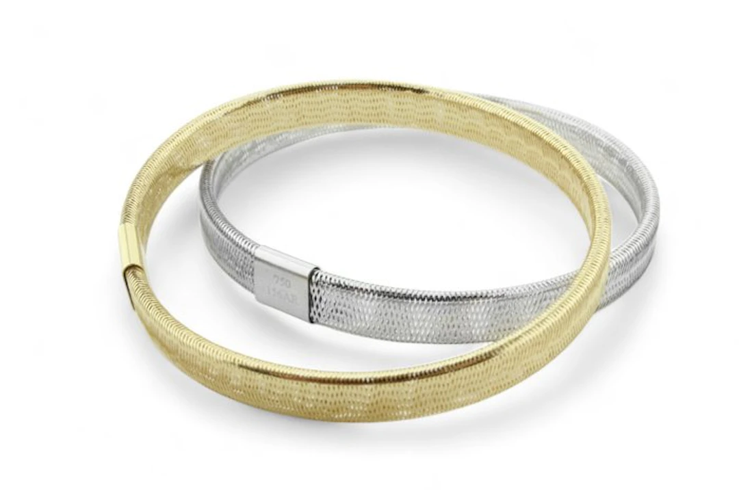 Bracelet - 18 kt. Yellow gold, White gold