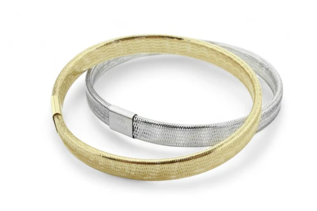 Bracelet - 18 kt. Yellow gold, White gold