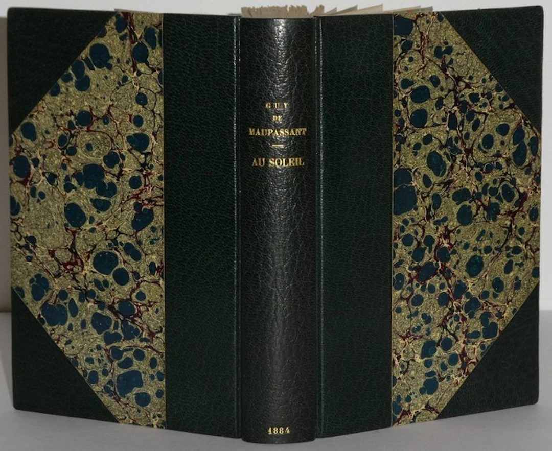 Guy de Maupassant - Au Soleil - Edition originale 1/50...